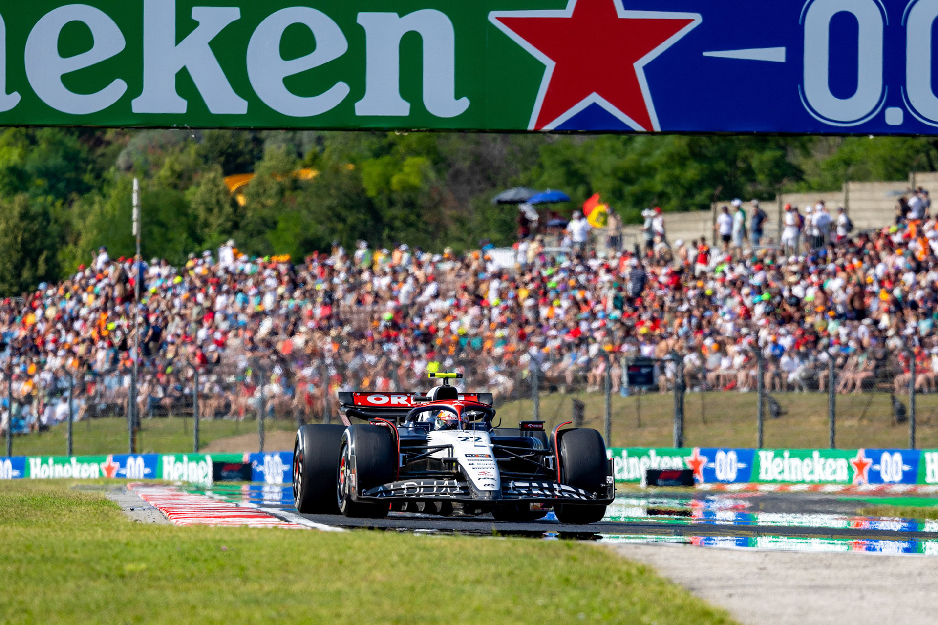 Yuki Tsunoda (JPN) Scuderia Alpha Tauri;Formel 1 GP Budapest / Ungarn. Samstag, 22.07.2023