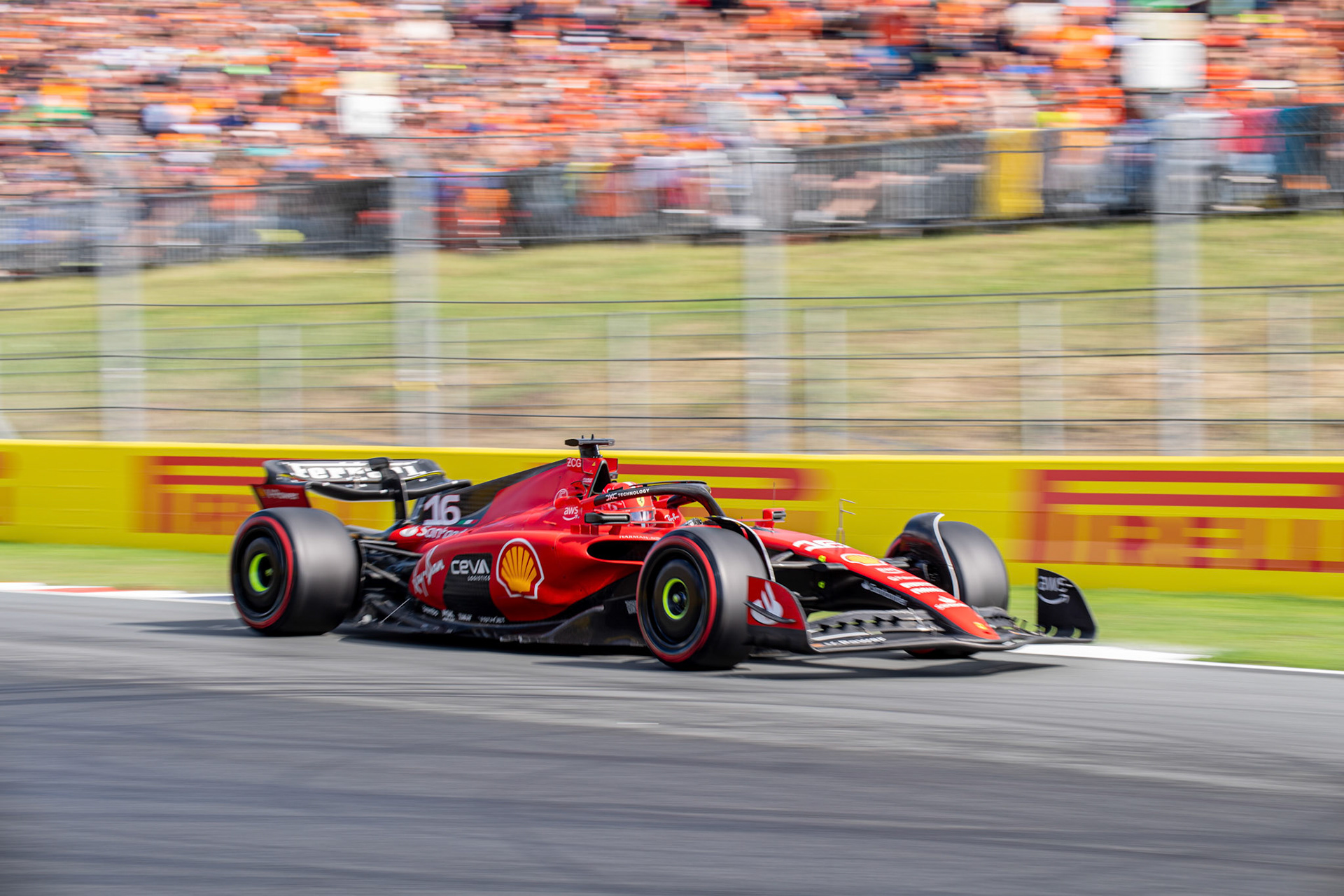 Charles Leclerc (MCO) Scuderia Ferrari;Formel 1 GP Holland / Zandvoort. Samstag, 26.08.2023