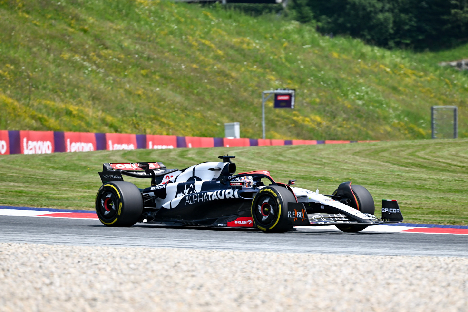 Yuki Tsunoda (JPN) Scuderia Alpha Tauri;Formel 1 GP Austria / Österreich. Freitag, 30.06.2023