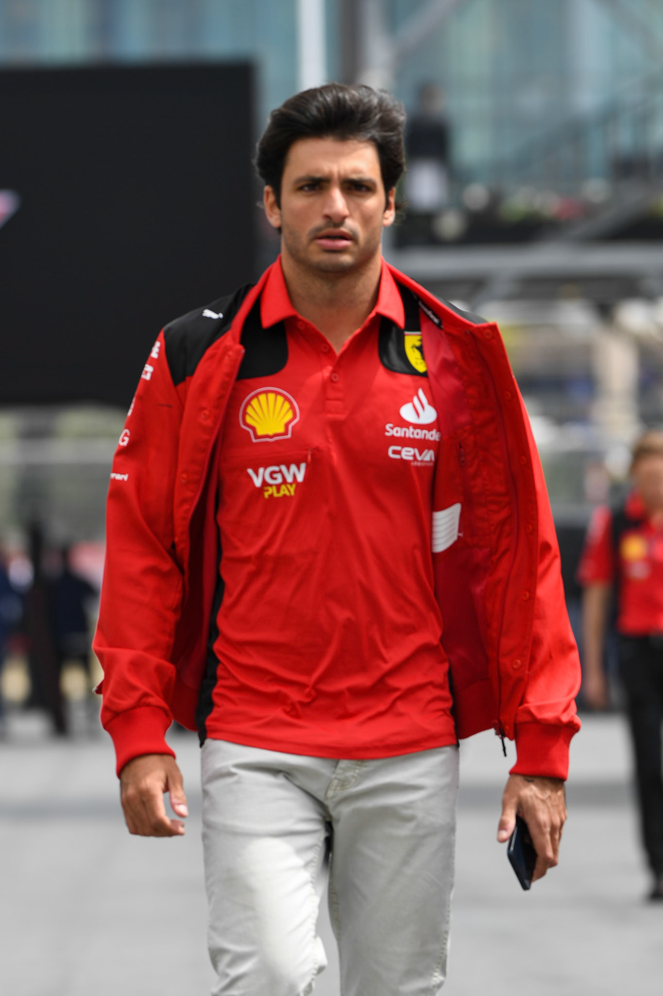 Carlos Sainz (ESP) Scuderia Ferrari; Formel 1 GP Baku Azerbaijan. Freitag 28.04.2023