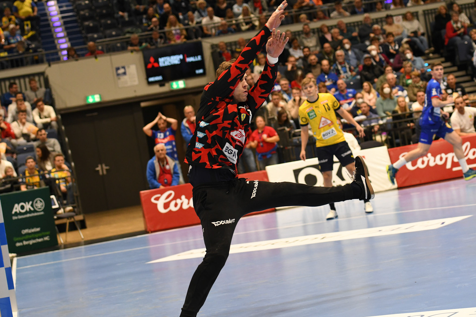 Joel Bielehm #35; Handball Bundesliga; BHC 06 - Rhein Neckar Loewen 29.09.2022