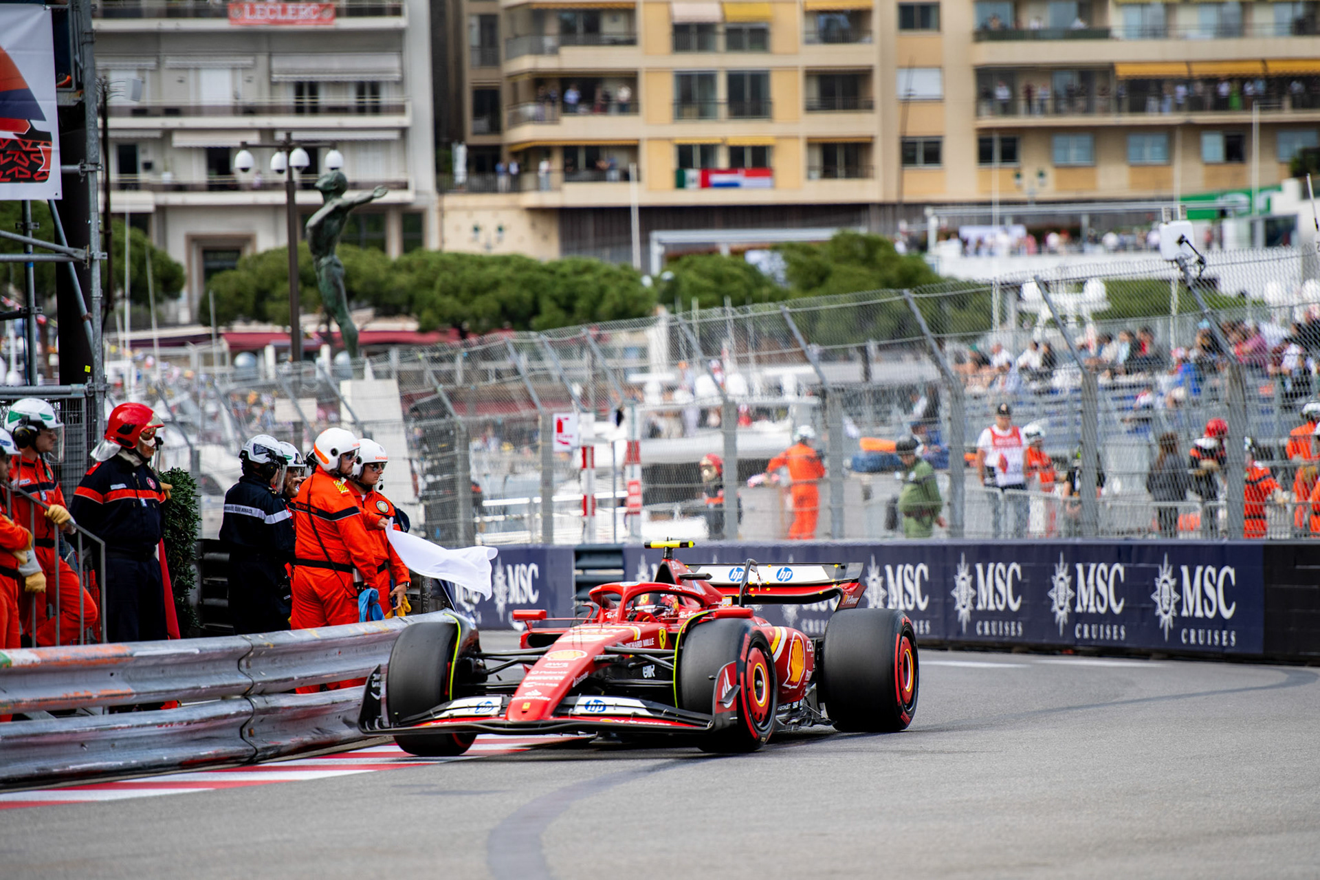 Charles Leclerc #16, Scuderia Ferrari; Formel1 GP Monaco Freitag, 24.05.2024