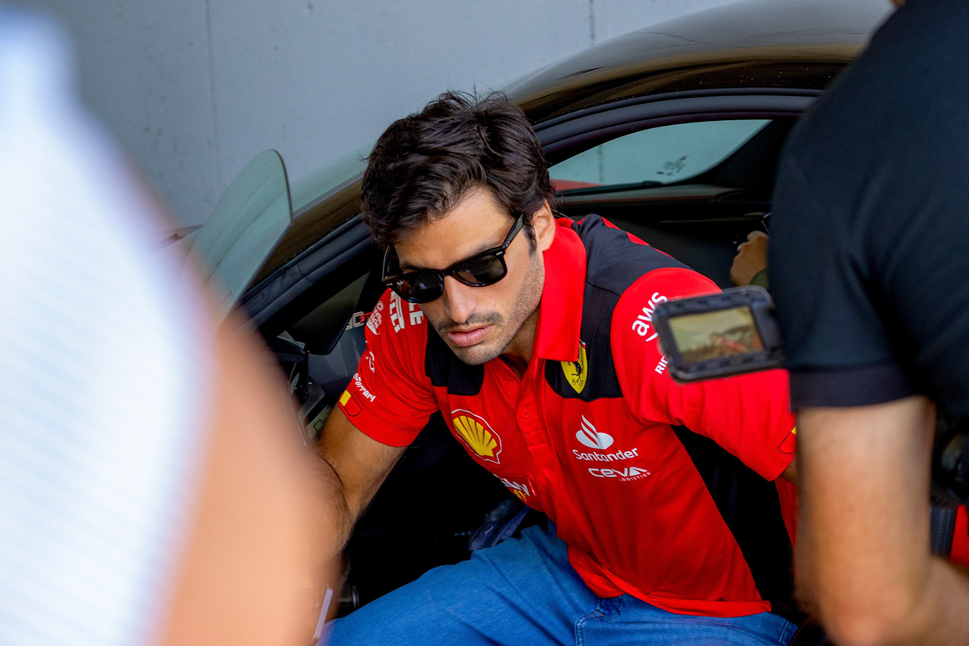 Carlos Sainz (ESP) Scuderia Ferrari; Formel 1 GP Budapest / Ungarn. Samstag, 22.07.2023