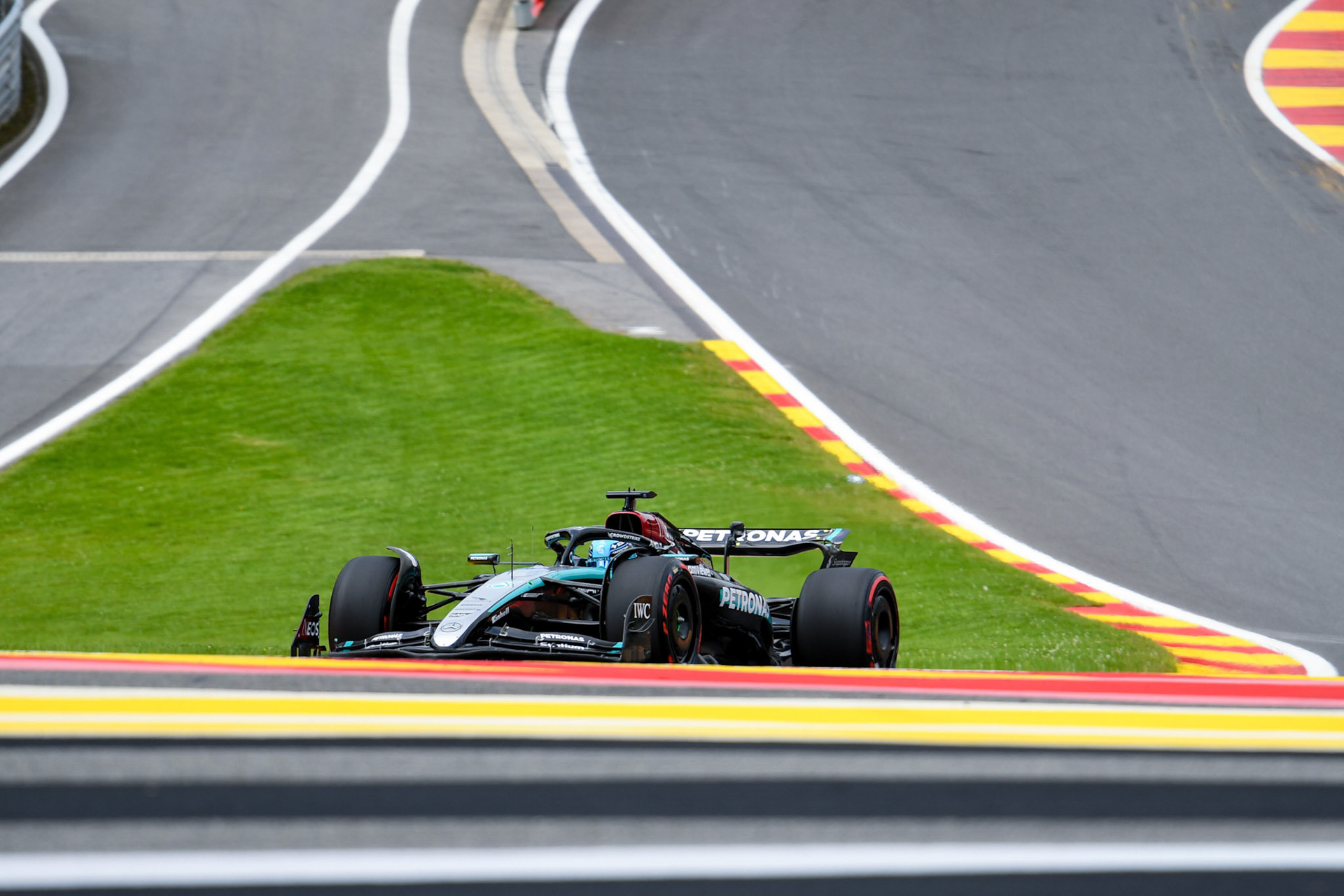 George Russell #63, Mercedes-AMG Petronas F1 Team;Formel 1 GP Spa / Belgien. Freitag, 26.07.2024