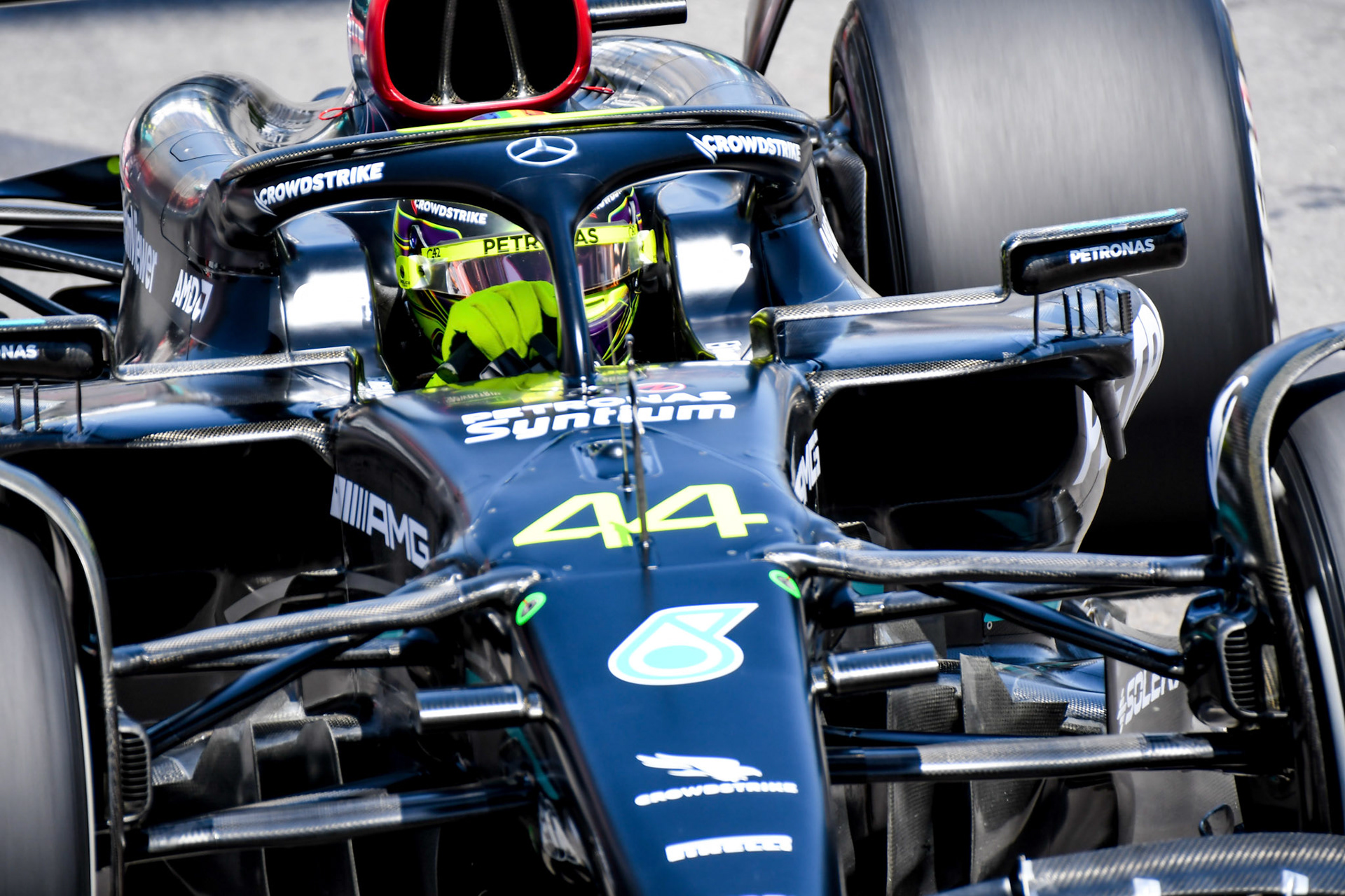Lewis Hamilton (GBR) Mercedes AMG F1 Team; Formel 1 GP Monaco. Freitag 26.05.2023
