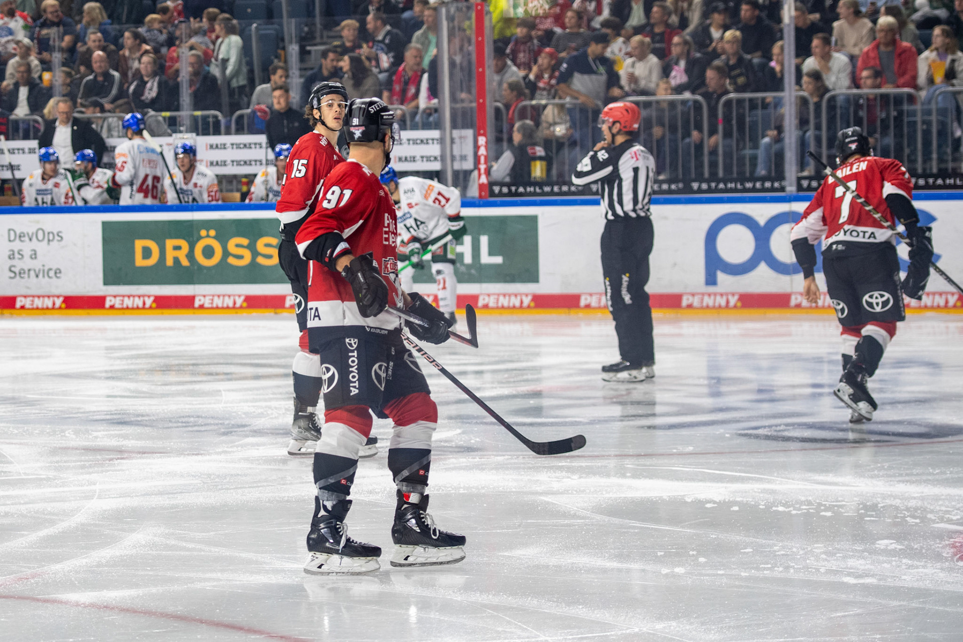 Moritz Mueller; DEL Kölner Haie - Augsburger Panther, 03.10.2023