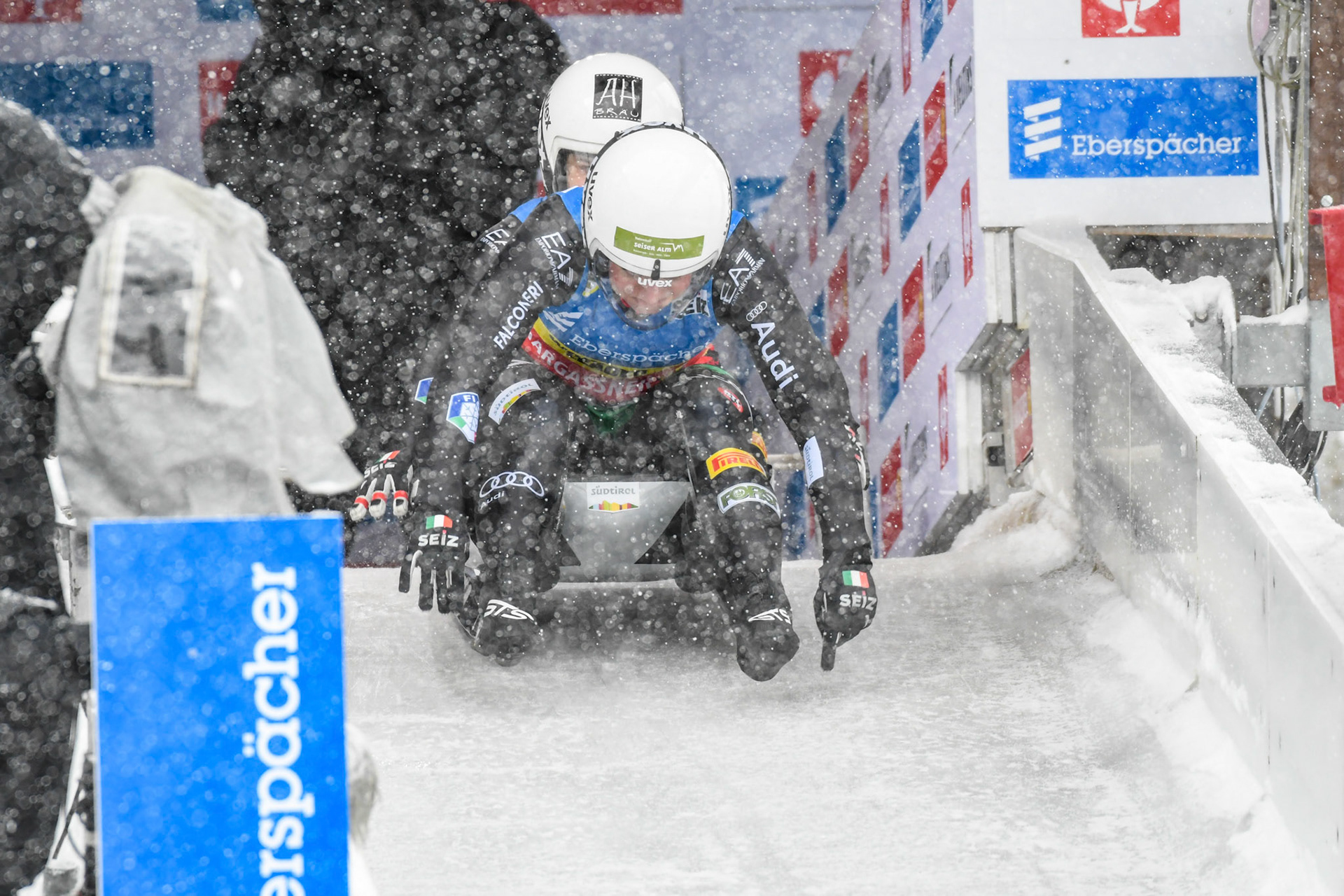 Andrea Voetter, Marion Oberhofer, ITA; Eberspächer Luge World Cup; Veltins Eisarena Winterberg 25.02.2023