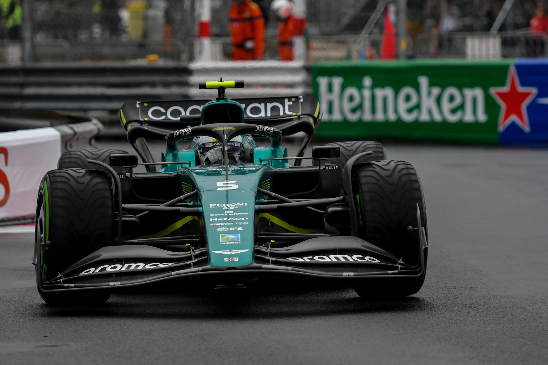 Sebastian Vettel (Ger) Aston Martin Cognizant Formula One Team; Formel 1 Monaco am 29.05.2022