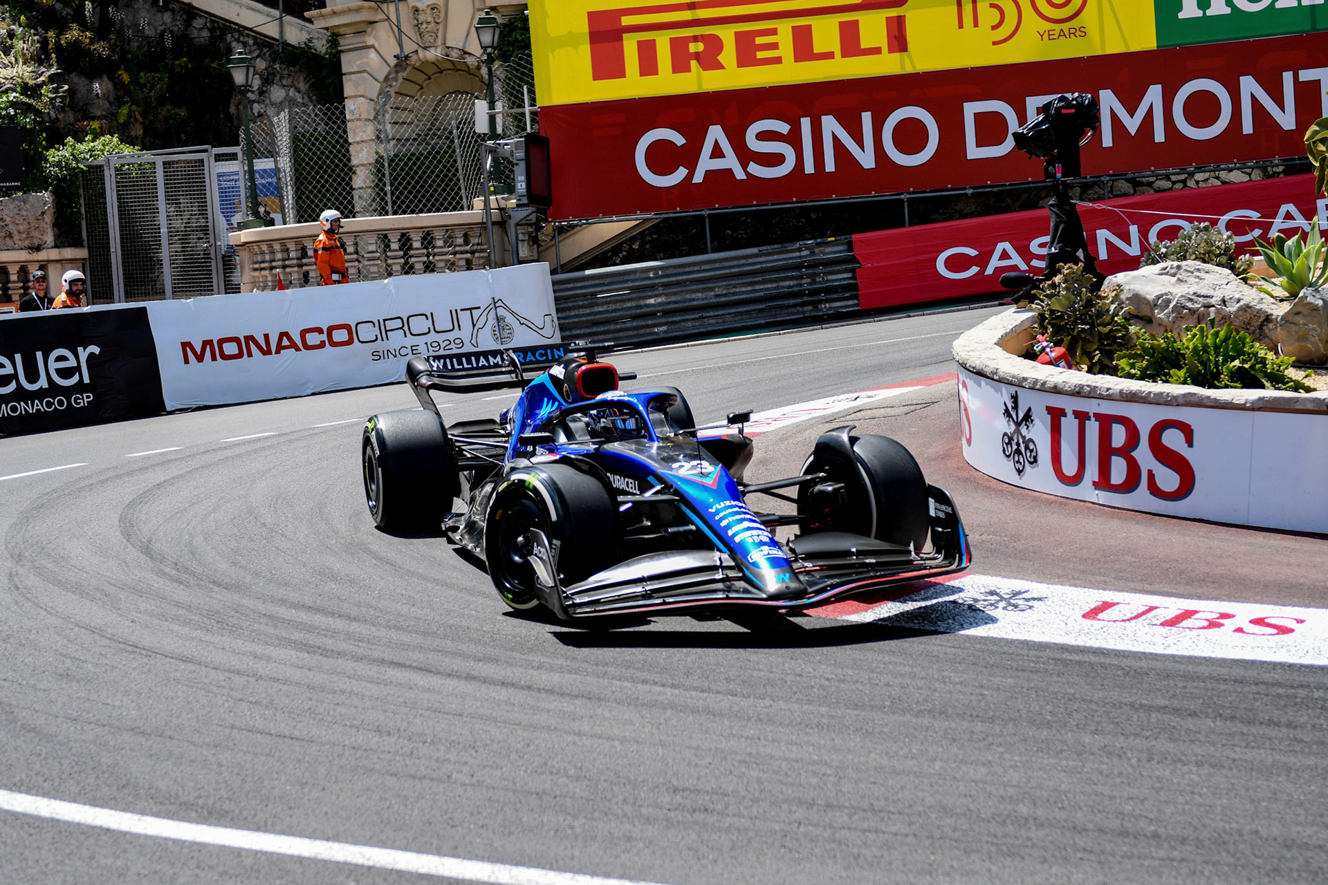 Alexander Albon (THA) Williams Racing; Formel 1 Monaco am 27.05.2022