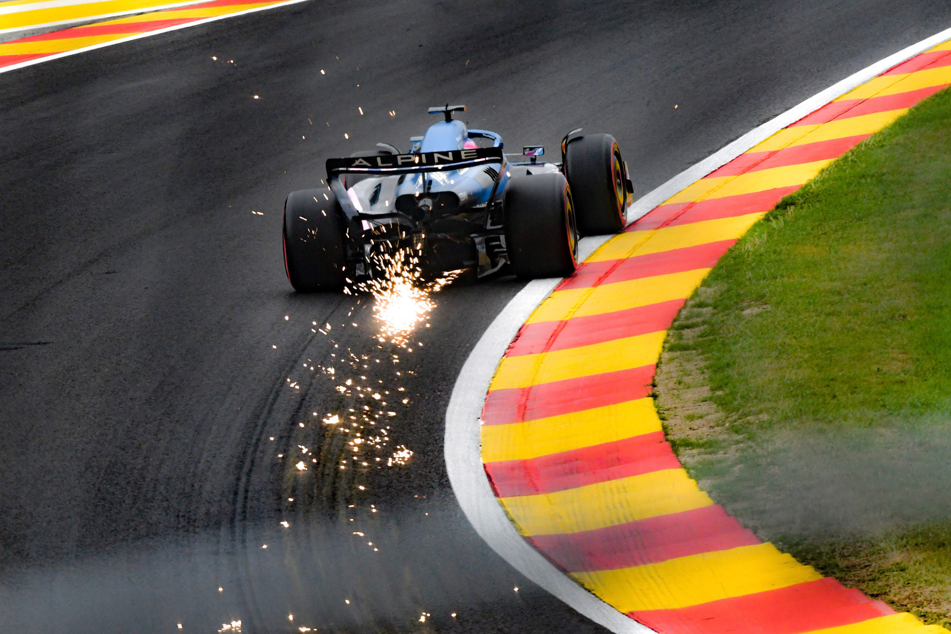 Fernando Alonso (ESP) Alpine F1 Team; Formel 1 GP Belgien. Freitag, 26.08.2022