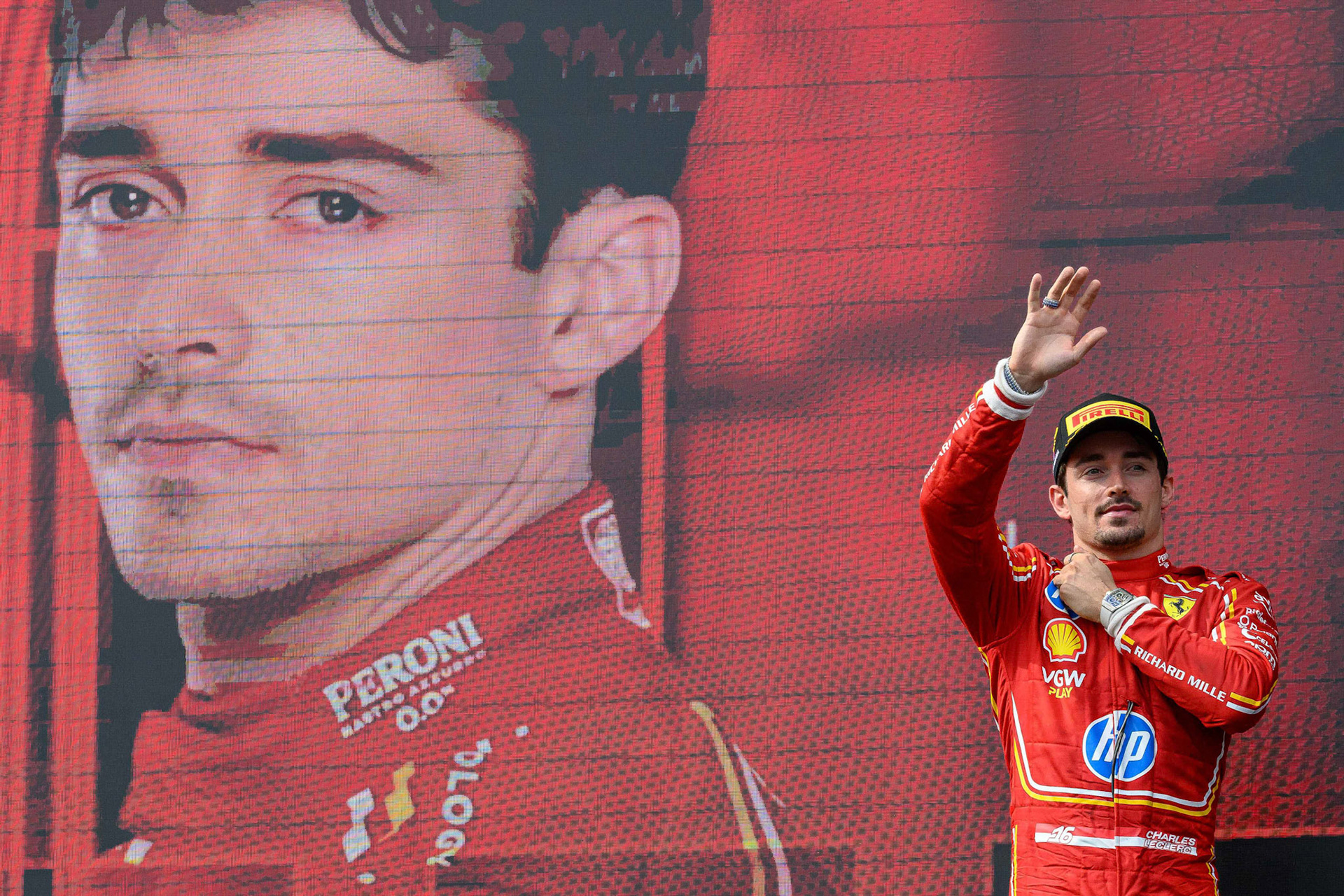 Charles Leclerc #16, Scuderia Ferrari; F1 GP Imola / Italien Sonntag, 19.05.2024