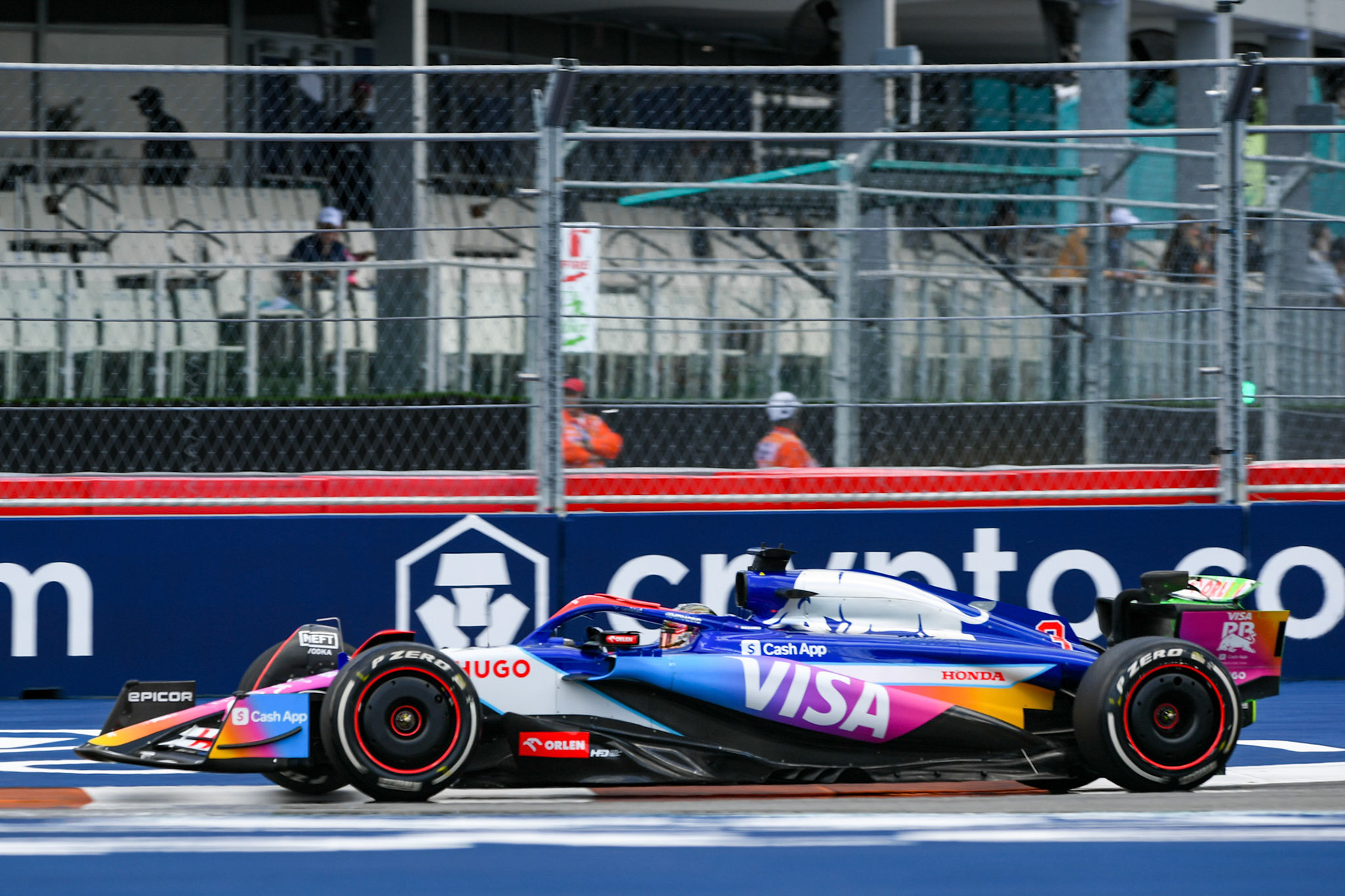 Daniel Ricciardo, #3, Visa Cash App RB Formula One Team; Formel 1 GP Miami / USA. 04.05.2024