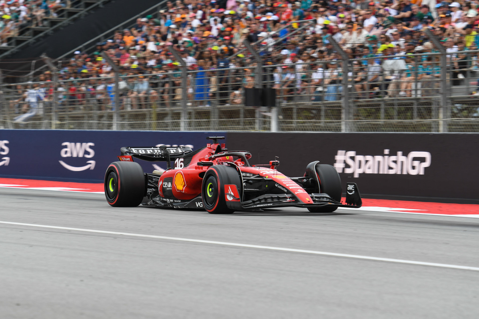 Charles Leclerc (MCO) Scuderia Ferrari;Formel 1 GP Barcelona. Sonntag 04.06.2023