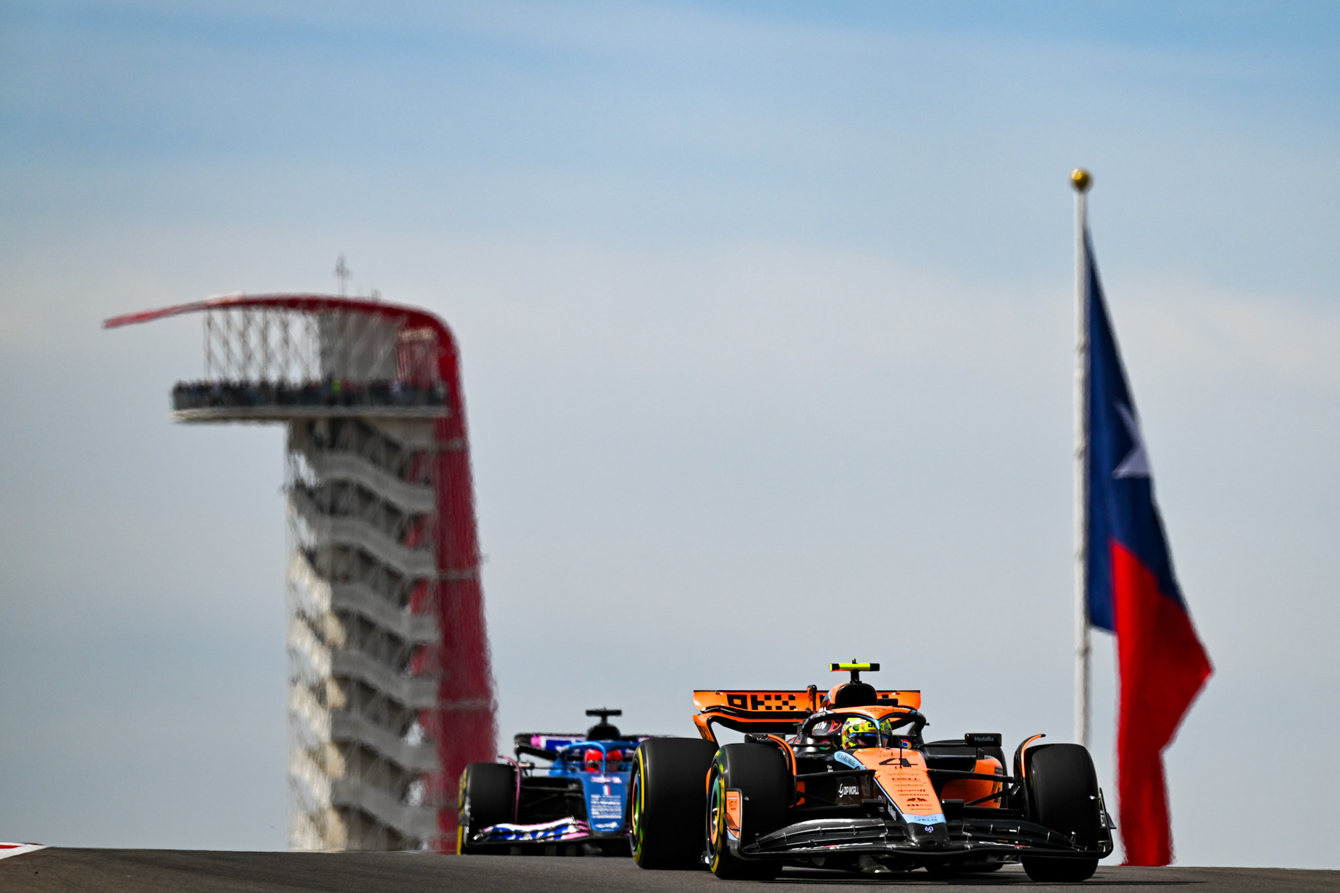 Lando Norris (GBR) McLaren F1 Team; Formel 1 GP USA Austin Texas. Samstag 21.10.2023