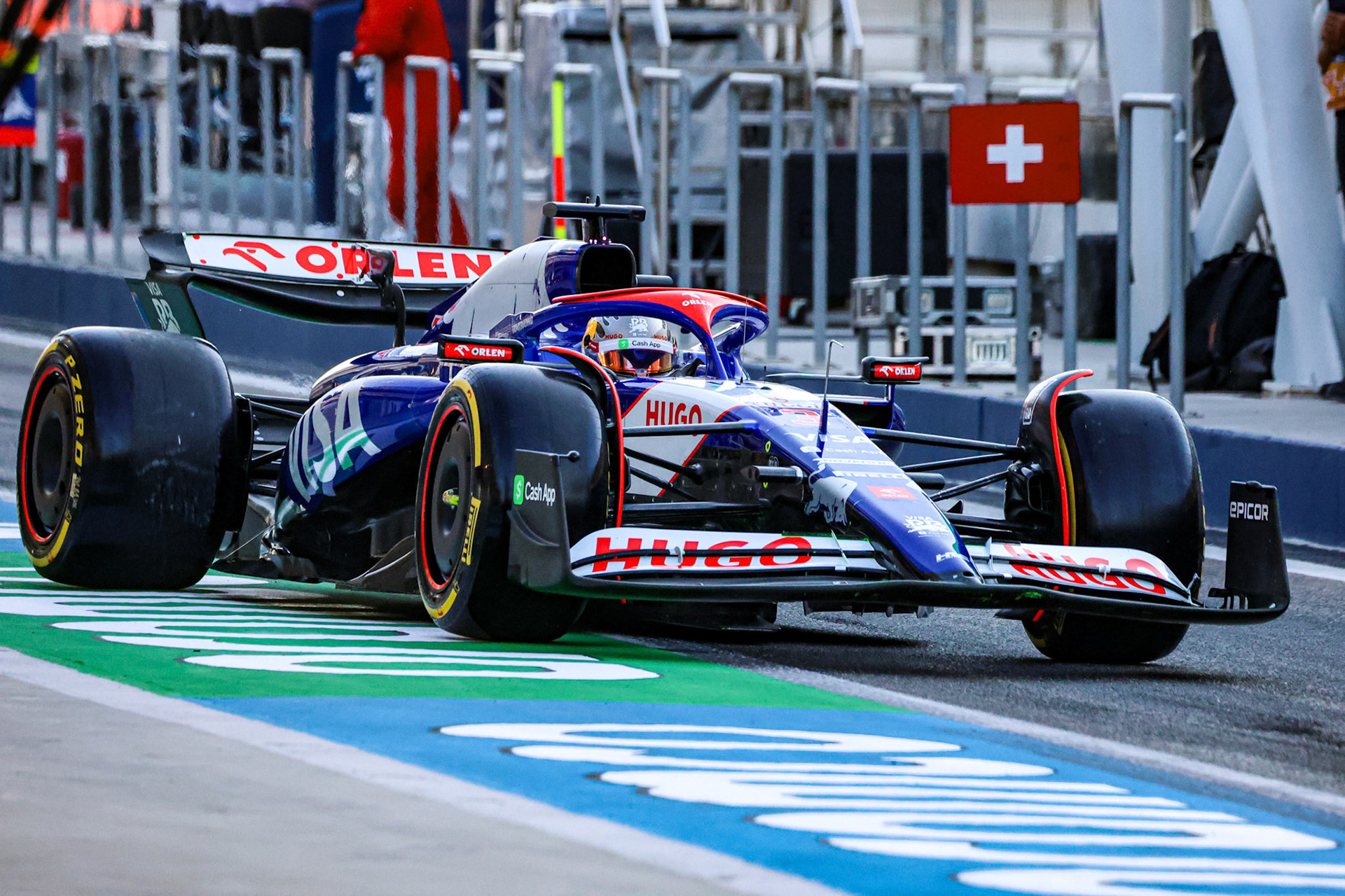 Daniel Ricciardo, #3, Visa Cash App RB Formula One Team; Formel 1 Pre-Season Tests Bahrain. Mittwoch, 21.02.2024