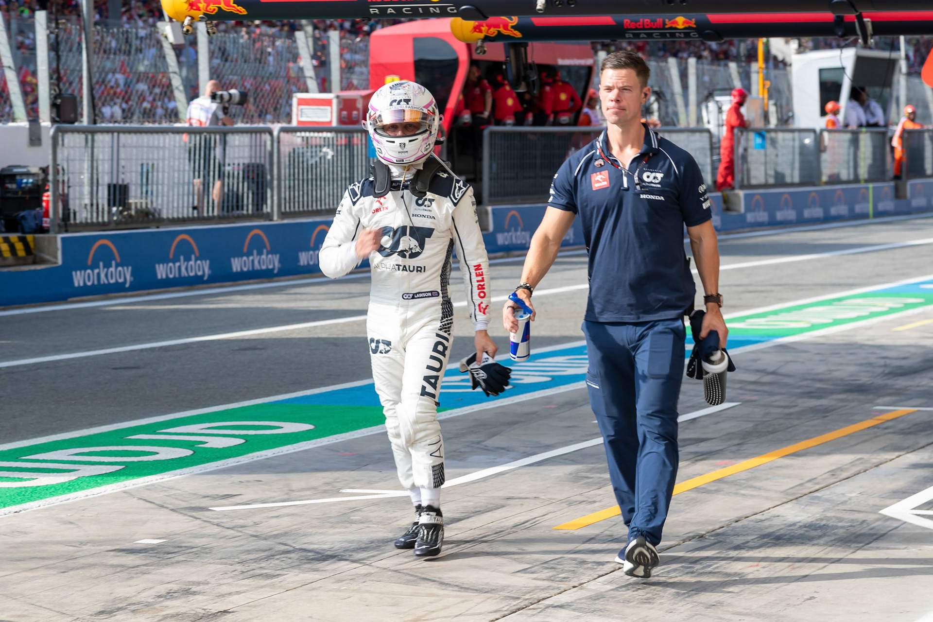 Liam Lawson, Scuderia Alpha Tauri; Formel 1 GP Italien / Monza. Samstag, 02.09.2023