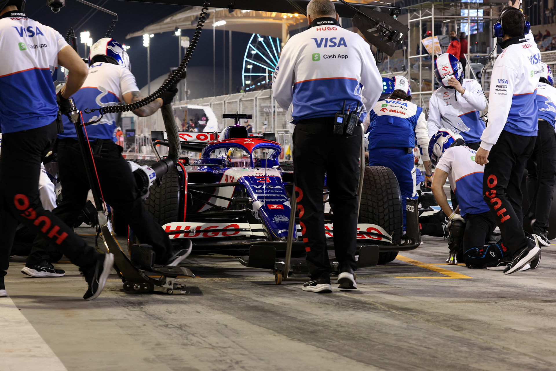 Daniel Ricciardo, #3, Visa Cash App RB Formula One Team; Formel 1 GP Bahrain. Freitag 01.03.2024