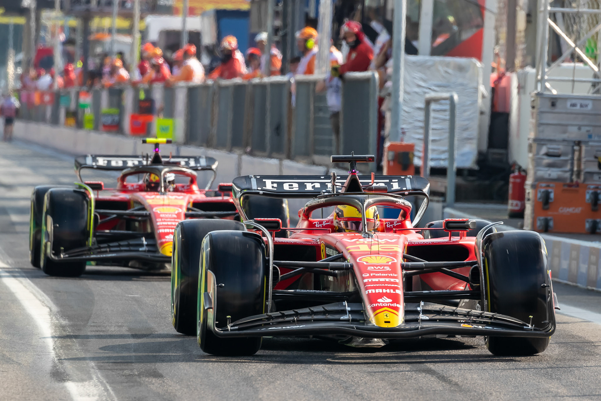 Charles Leclerc (MCO) Scuderia Ferrari;Formel 1 GP Italien / Monza. Samstag, 02.09.2023