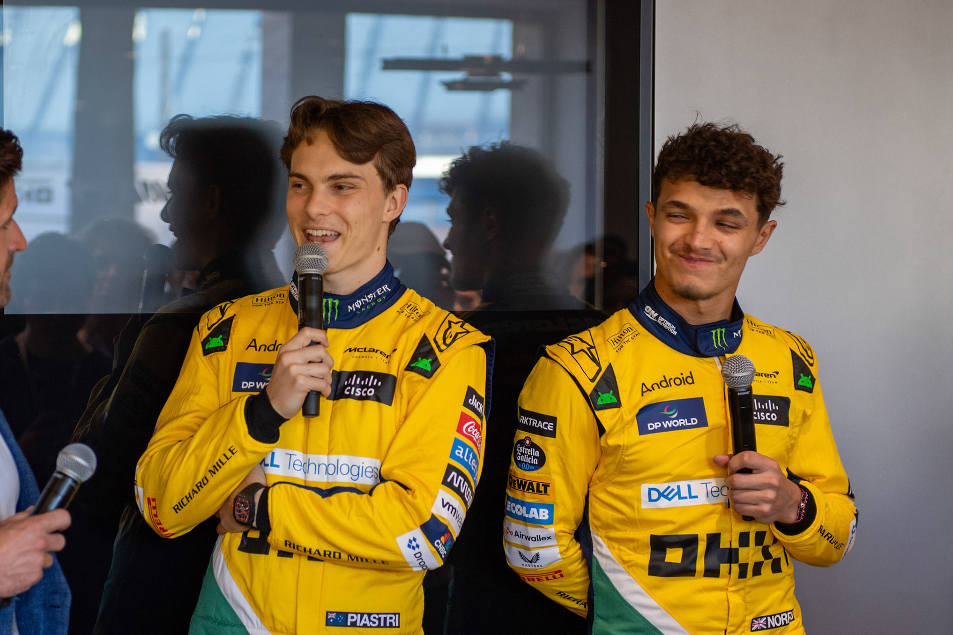 Oscar Piastri #81, McLaren Formula 1 Team und Lando Norris #4, McLaren Formula 1 Team; Formel1 GP Monaco Donnerstag, 23.05.2024