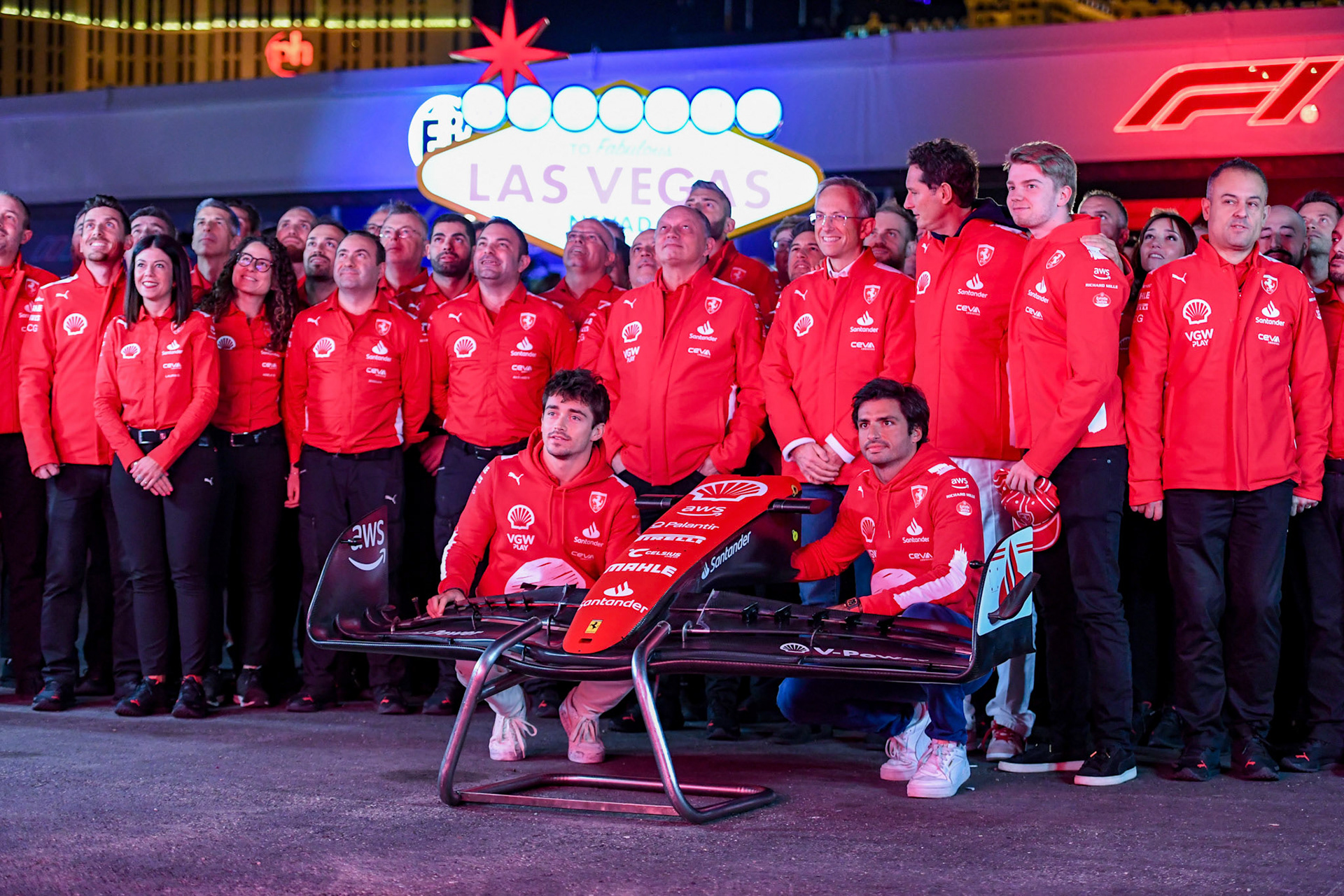 Scuderia Ferrari; Formel 1 GP USA Las Vegas. Sonntag 19.11.2023