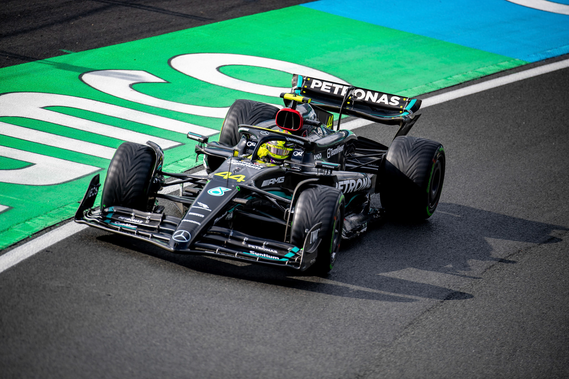 Lewis Hamilton (GBR) Mercedes AMG F1 Team; Formel 1 GP Holland / Zandvoort. Samstag, 26.08.2023