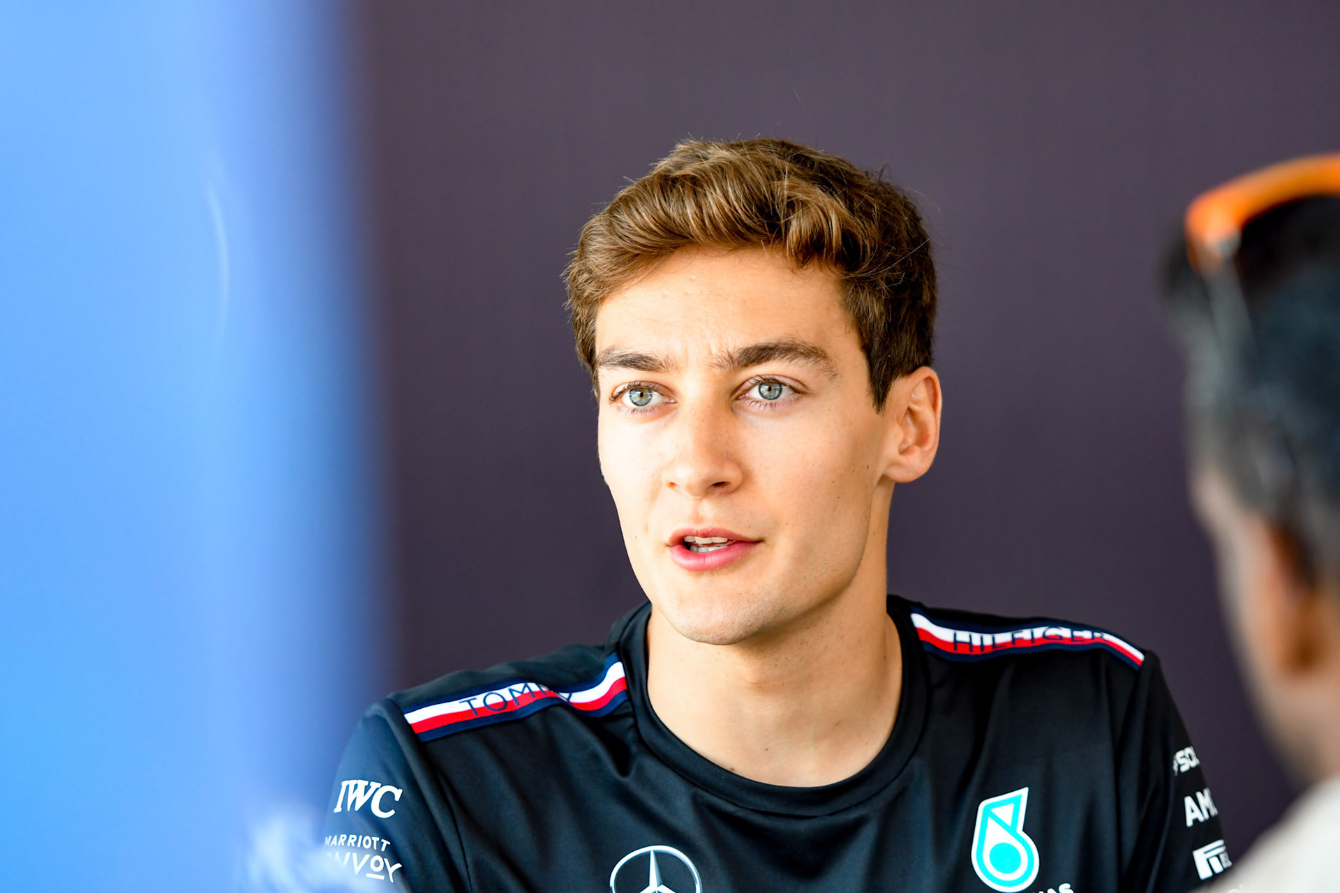 George Russell (GBR) Mercedes AMG F1 Team; Formel 1 GP Monaco. Donnerstag 25.05.2023