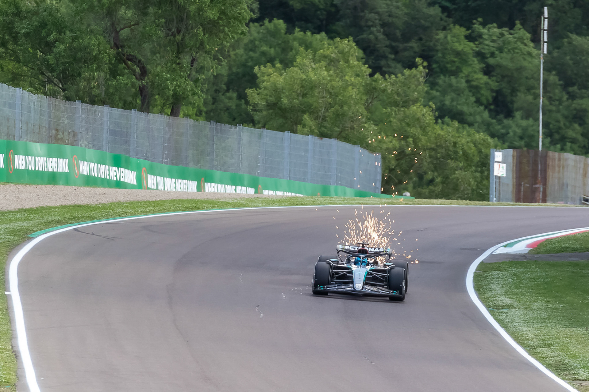 George Russell #63, Mercedes-AMG Petronas F1 Team; F1 GP Imola / Italien Freitag, 17.05.2024