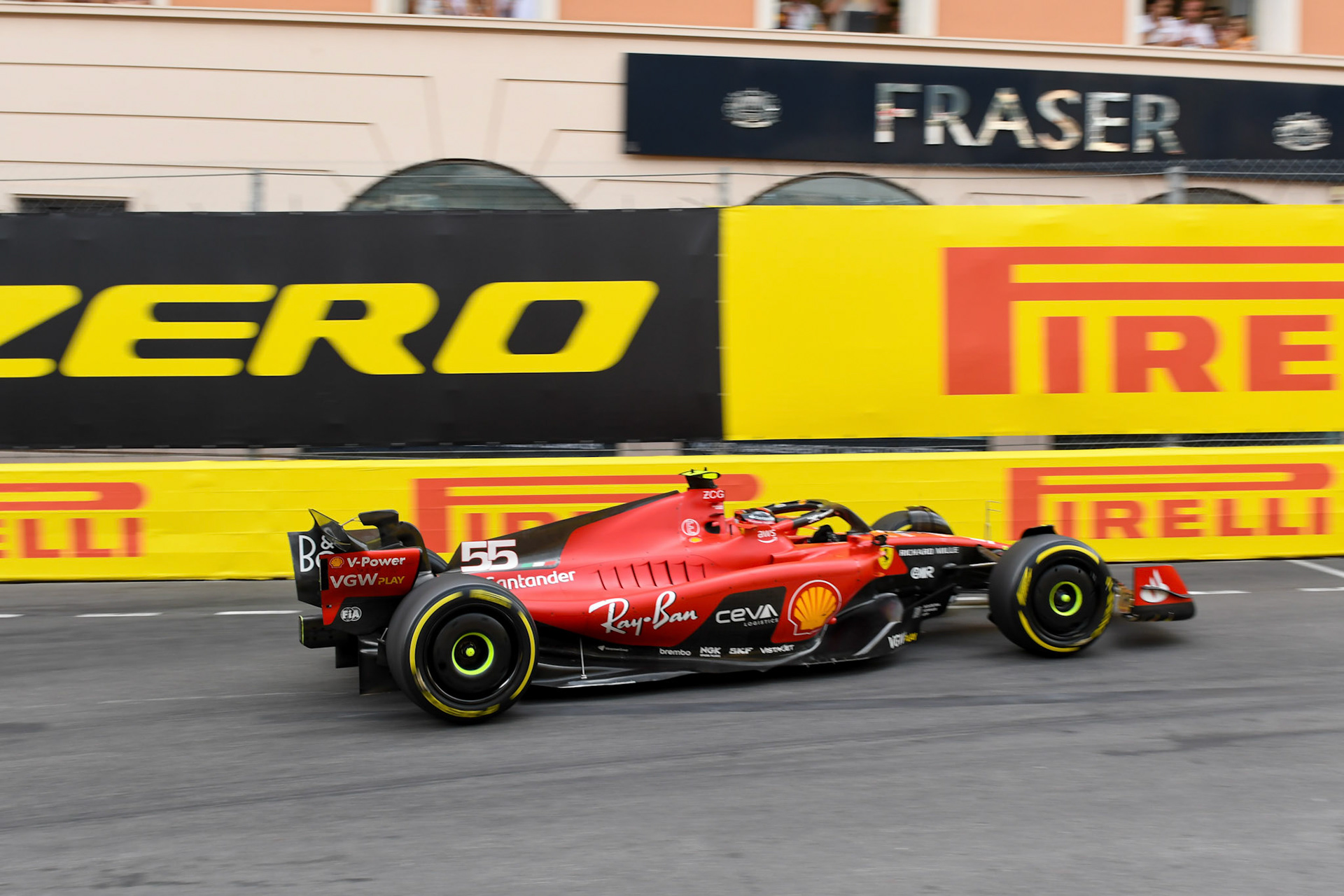 Carlos Sainz (ESP) Scuderia Ferrari; Formel 1 GP Monaco. Sonntag 28.05.2023