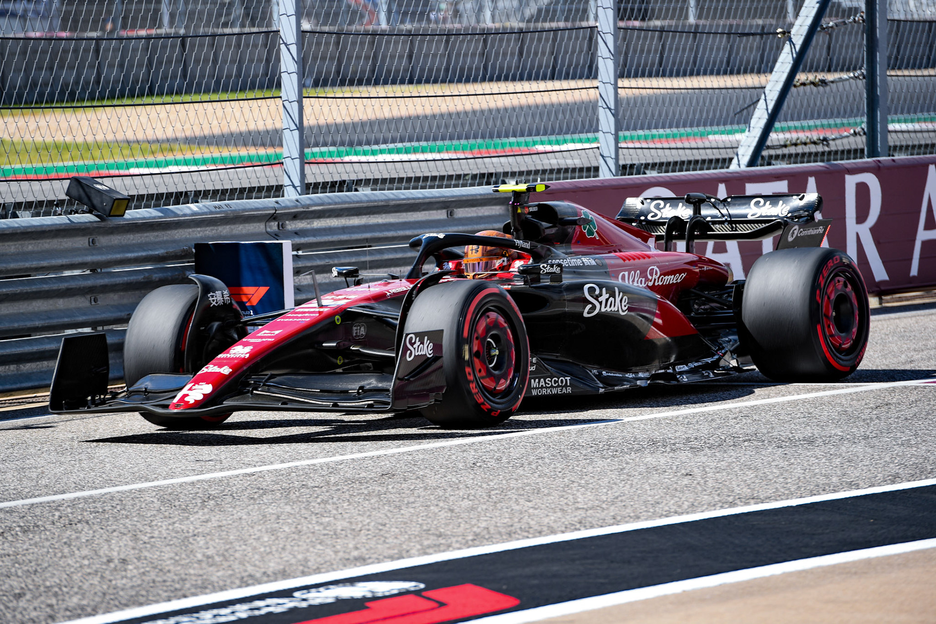 Guanyu Zhou (CHN) Alfa Romeo F1 Team;Formel 1 GP USA Austin Texas. Sonntag 22.10.2023