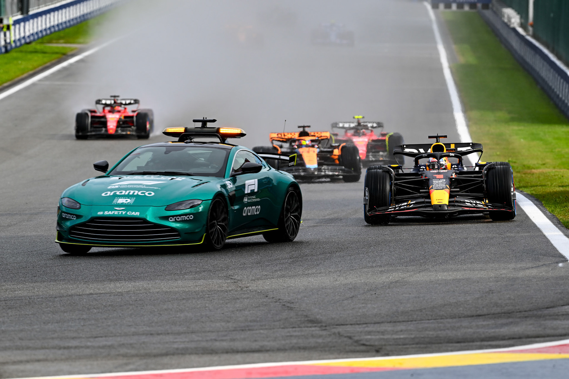 Rennstart des Sprintrennens; Formel 1 GP Spa Francorchamps/ Belgien. Samstag, 29.07.2023