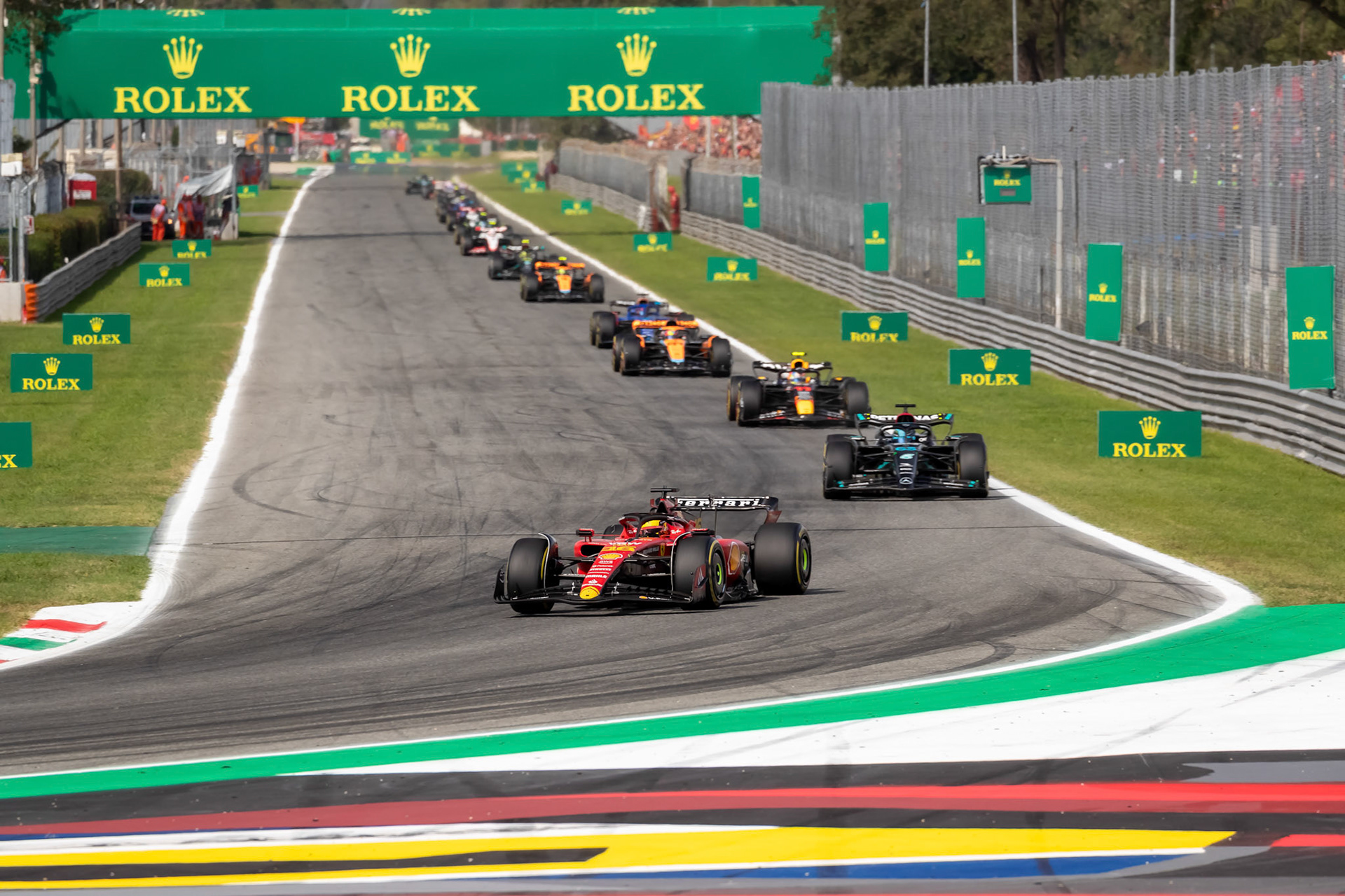 Charles Leclerc (MCO) Scuderia Ferrari;Formel 1 GP Italien / Monza. Sonntag, 03.09.2023