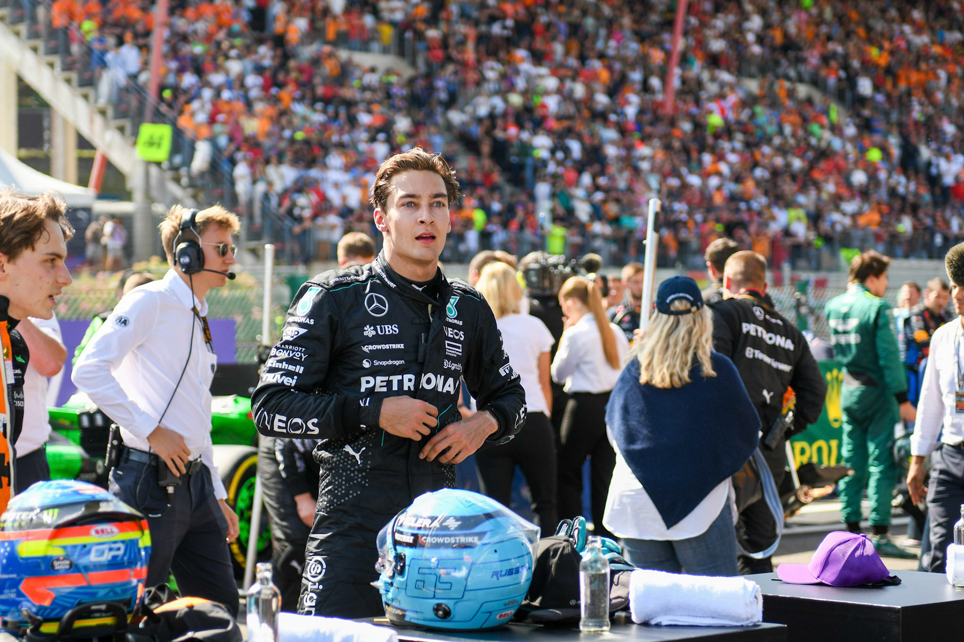 George Russell #63, Mercedes-AMG Petronas F1 Team;Formel 1 GP Spa / Belgien. Sonntag, 28.07.2024