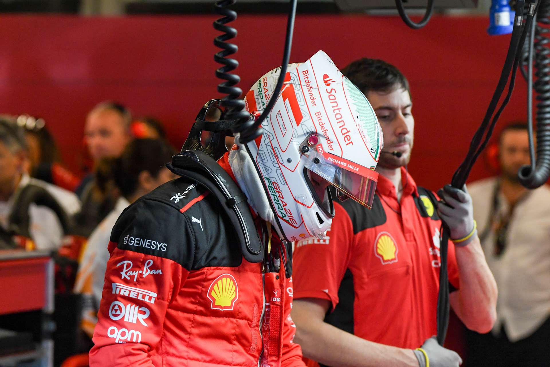 Charles Leclerc (MCO) Scuderia Ferrari;Formel 1 GP Abu Dhabi. Freitag 24.11.2023