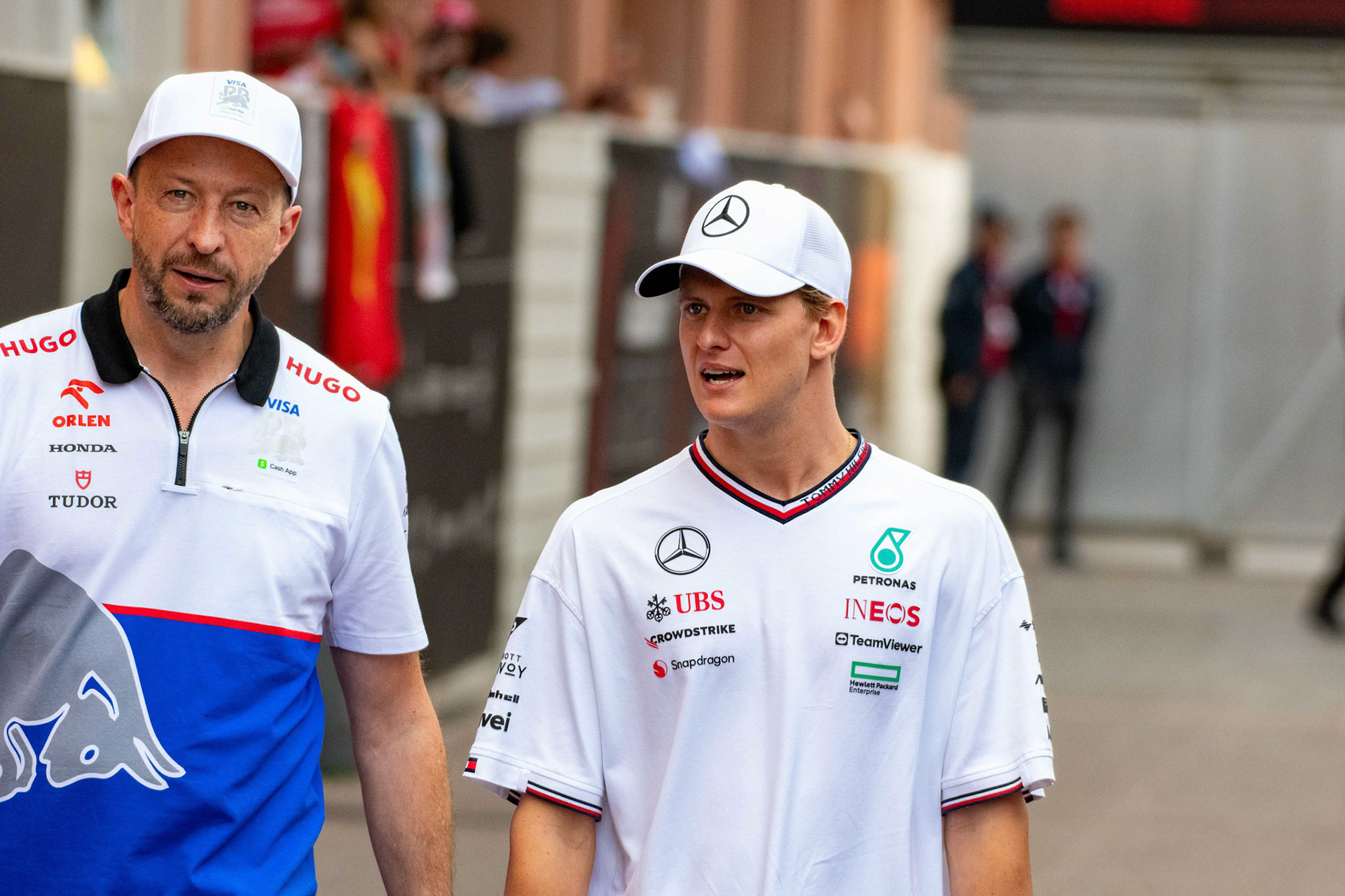 Mick Schumacher und Peter Bayer; Formel1 GP Monaco Sonntag, 26.05.2024