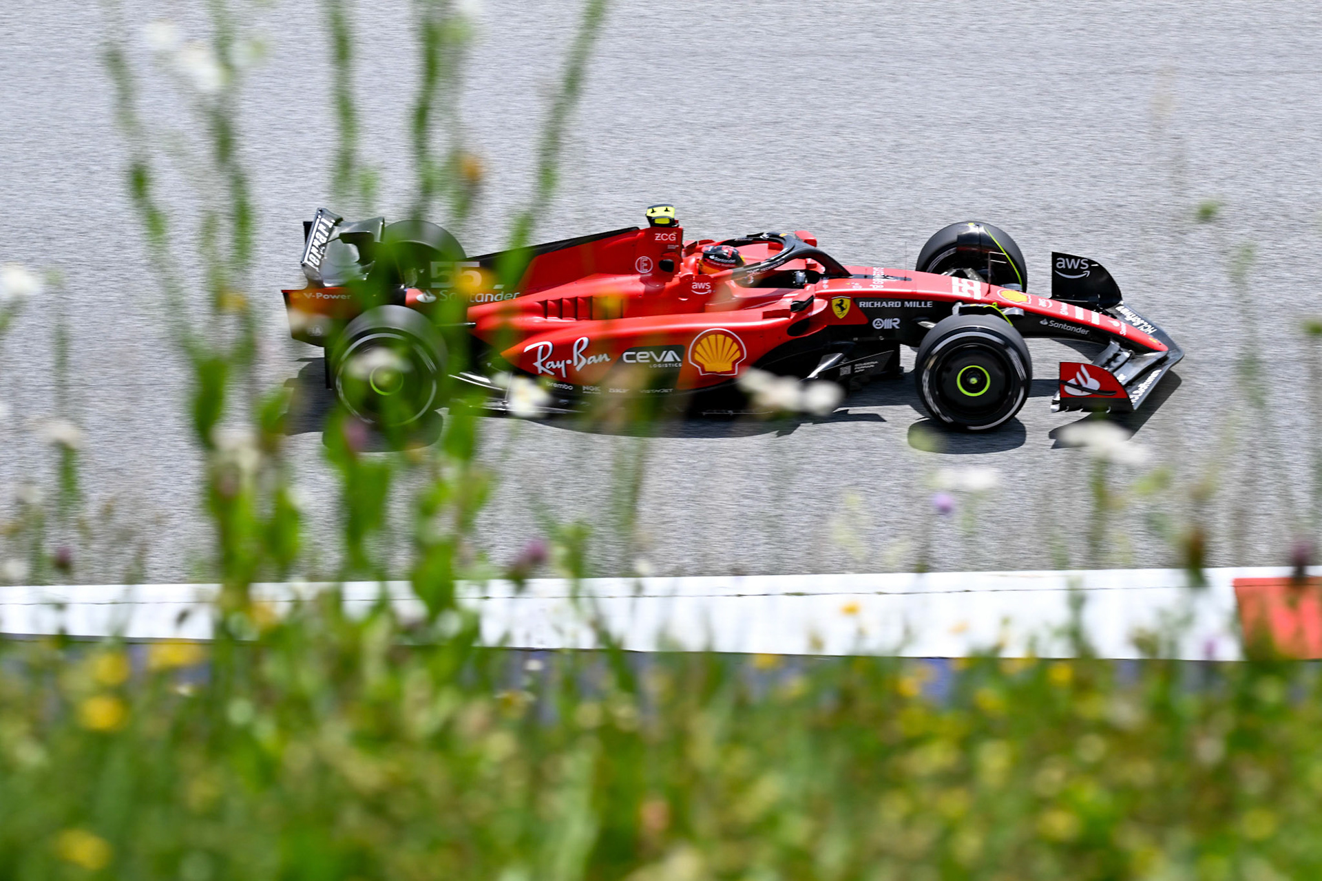 Carlos Sainz (ESP) Scuderia Ferrari; Formel 1 GP Austria / Österreich. Freitag, 30.06.2023