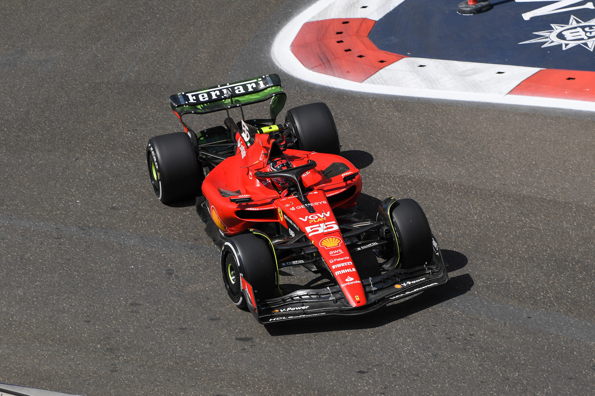 Carlos Sainz (ESP) Scuderia Ferrari; Formel 1 GP Baku Azerbaijan. Freitag 28.04.2023