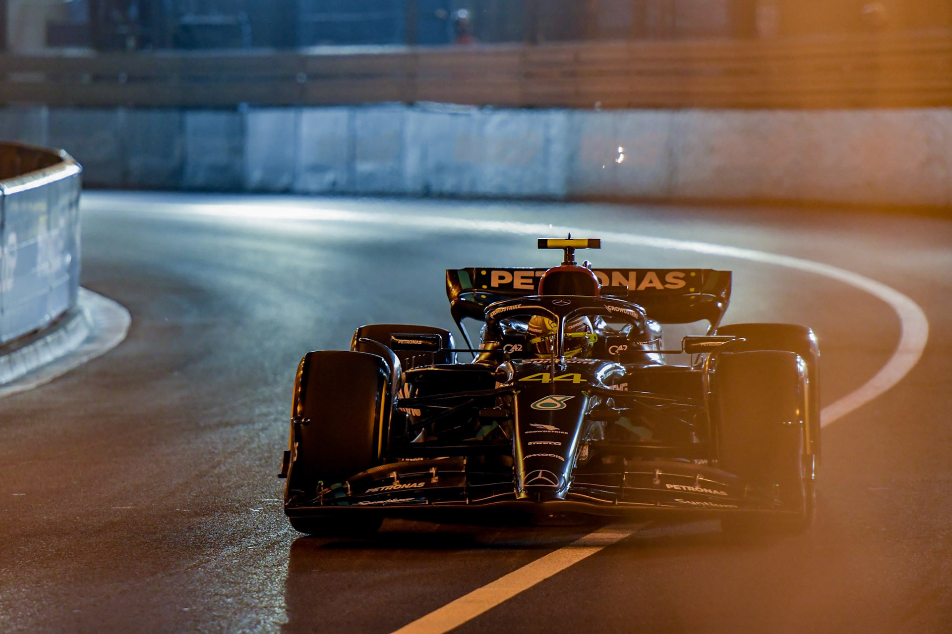 Lewis Hamilton (GBR) Mercedes AMG F1 Team; Formel 1 GP Monaco. Freitag 26.05.2023