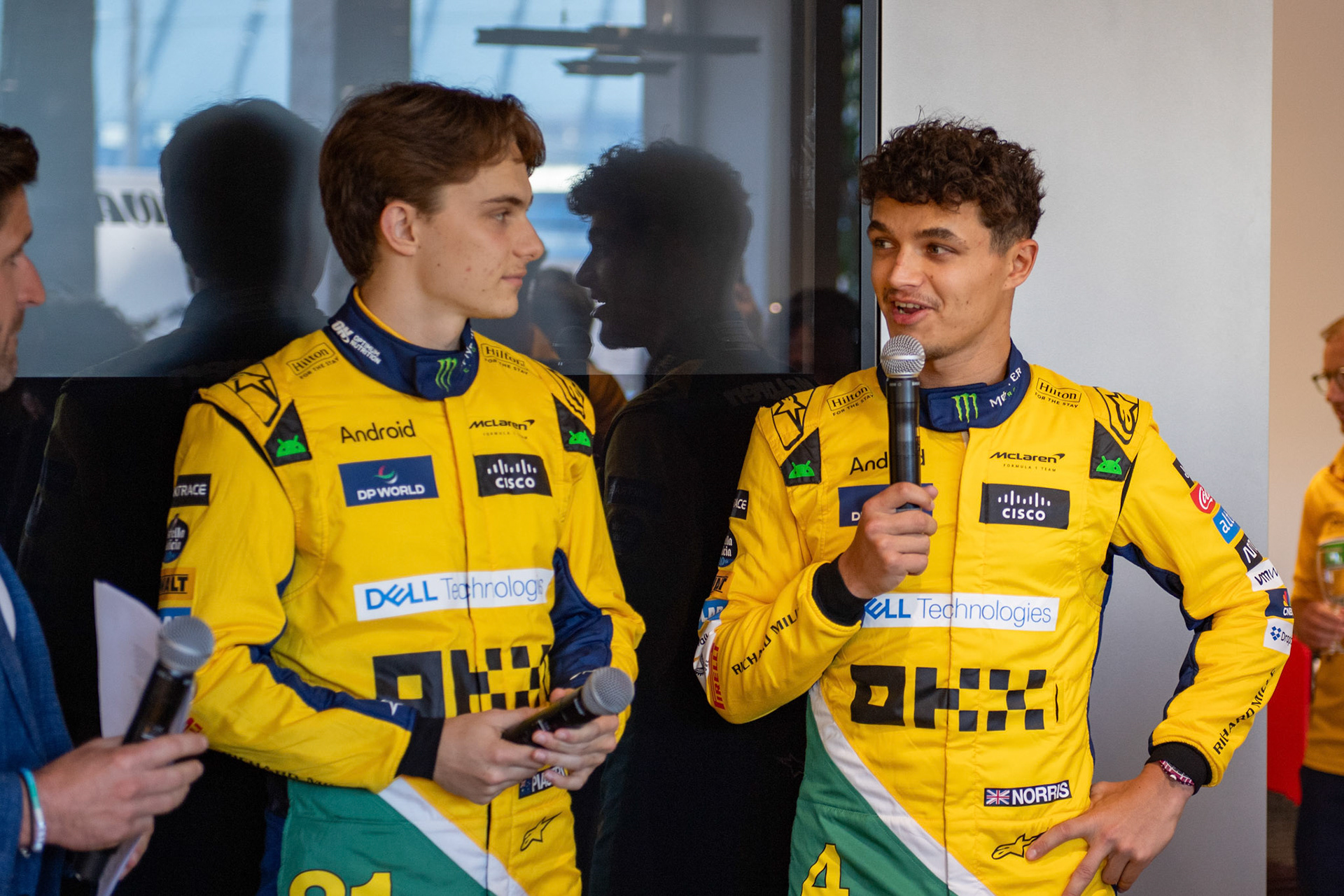 Oscar Piastri #81, McLaren Formula 1 Team und Lando Norris #4, McLaren Formula 1 Team; Formel1 GP Monaco Donnerstag, 23.05.2024