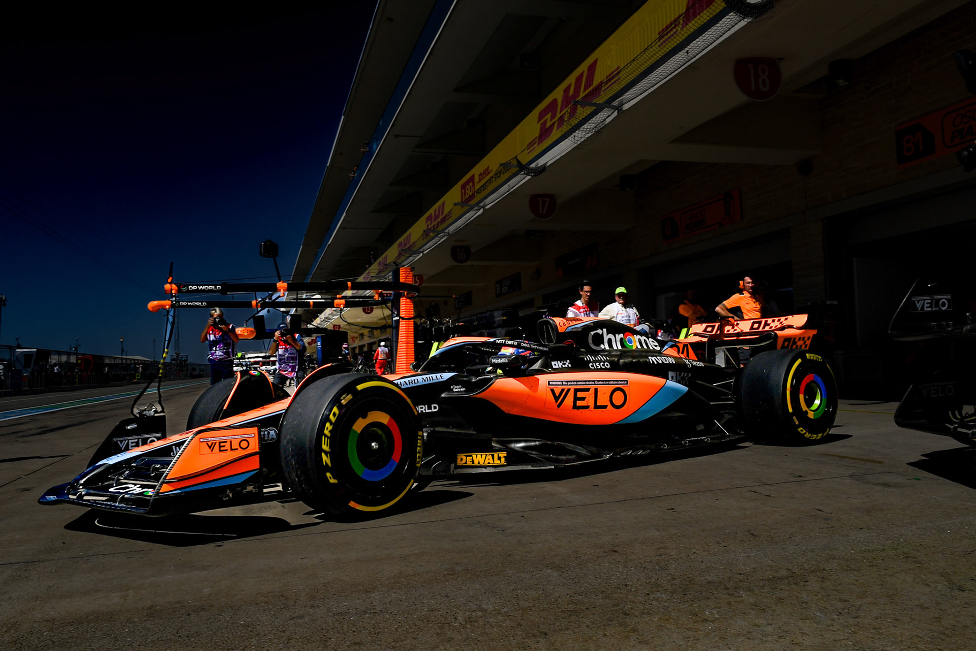 Oscar Piastri (AUS) McLaren F1; Formel 1 GP USA Austin Texas. Samstag 21.10.2023