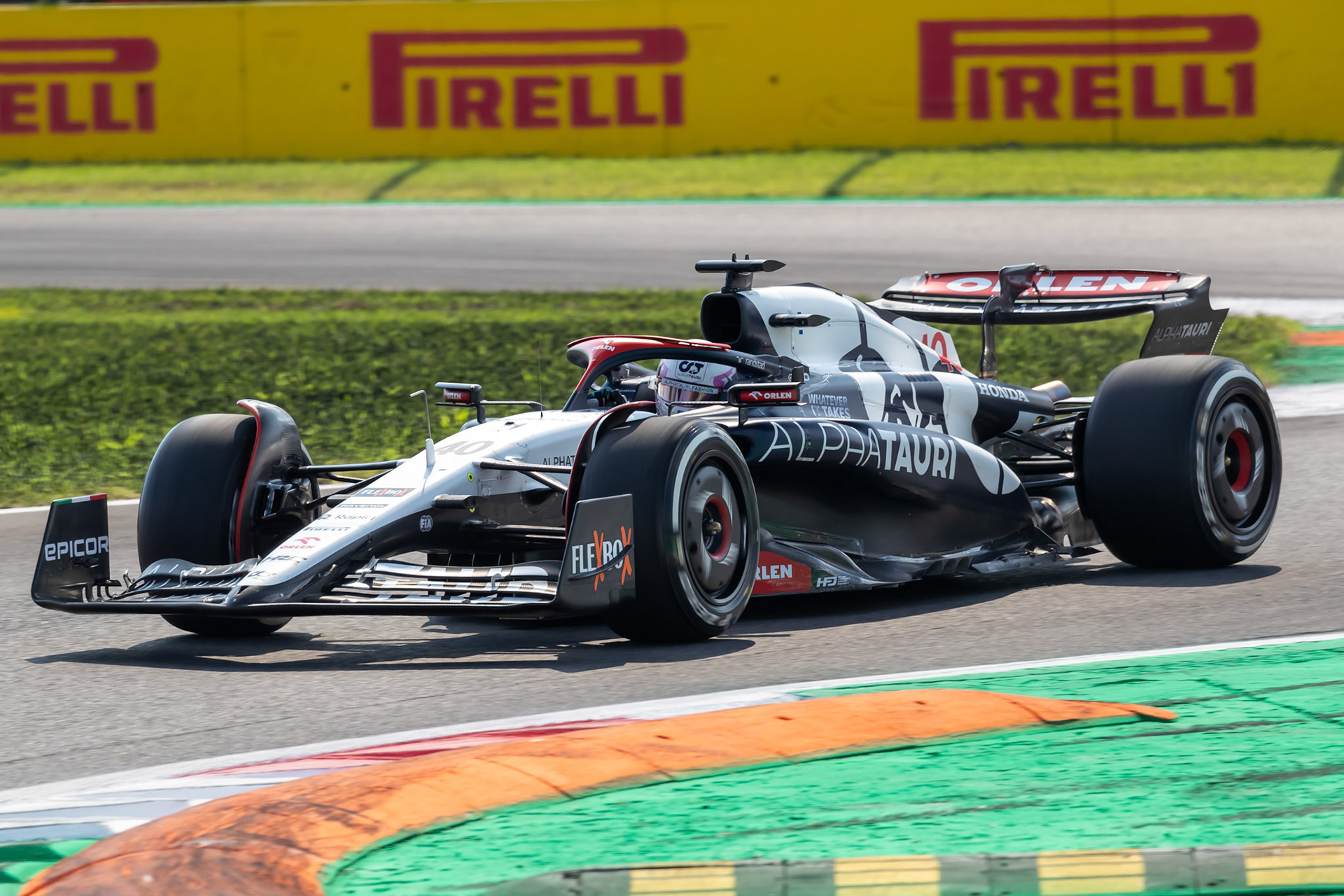 Liam Lawson, Scuderia Alpha Tauri; Formel 1 GP Italien / Monza. Samstag, 02.09.2023
