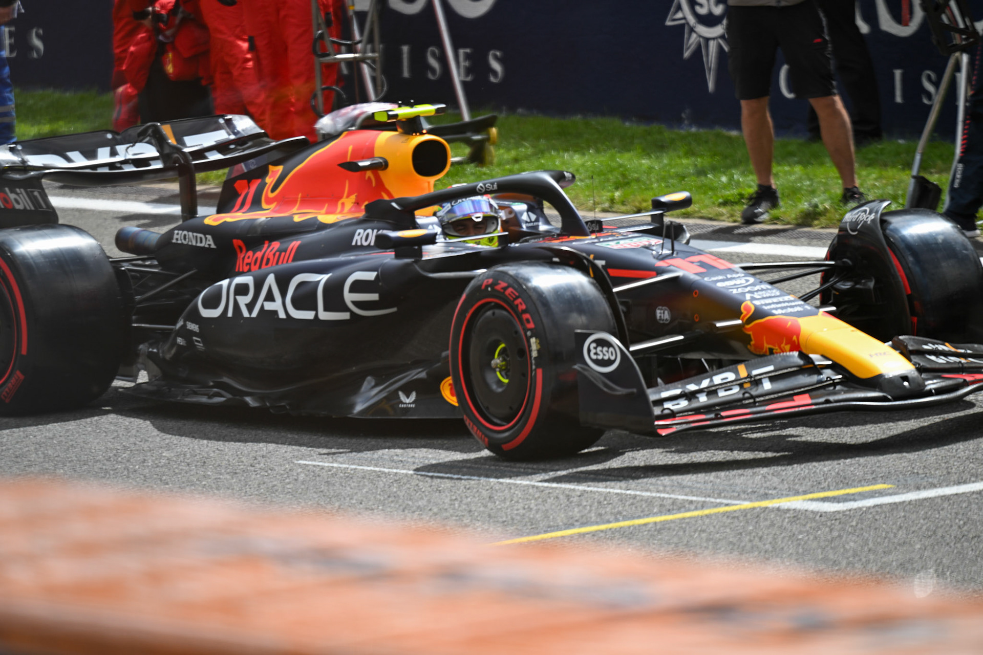 Sergio Perez (MEX) Red Bull Racing; Formel 1 GP Spa Francorchamps/ Belgien. Sonntag, 30.07.2023