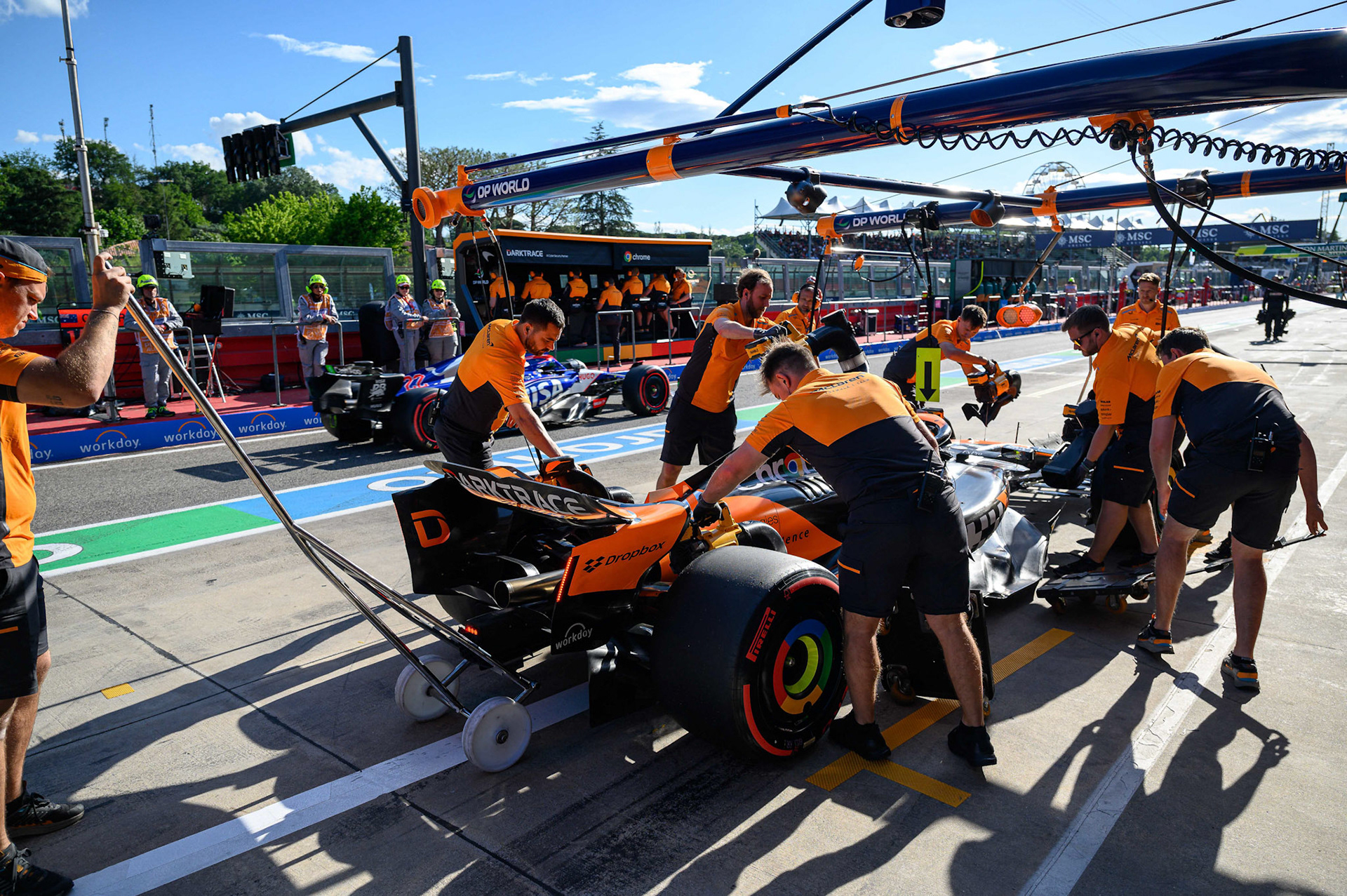 Oscar Piastri #81, McLaren Formula 1 Team; F1 GP Imola / Italien Freitag, 17.05.2024