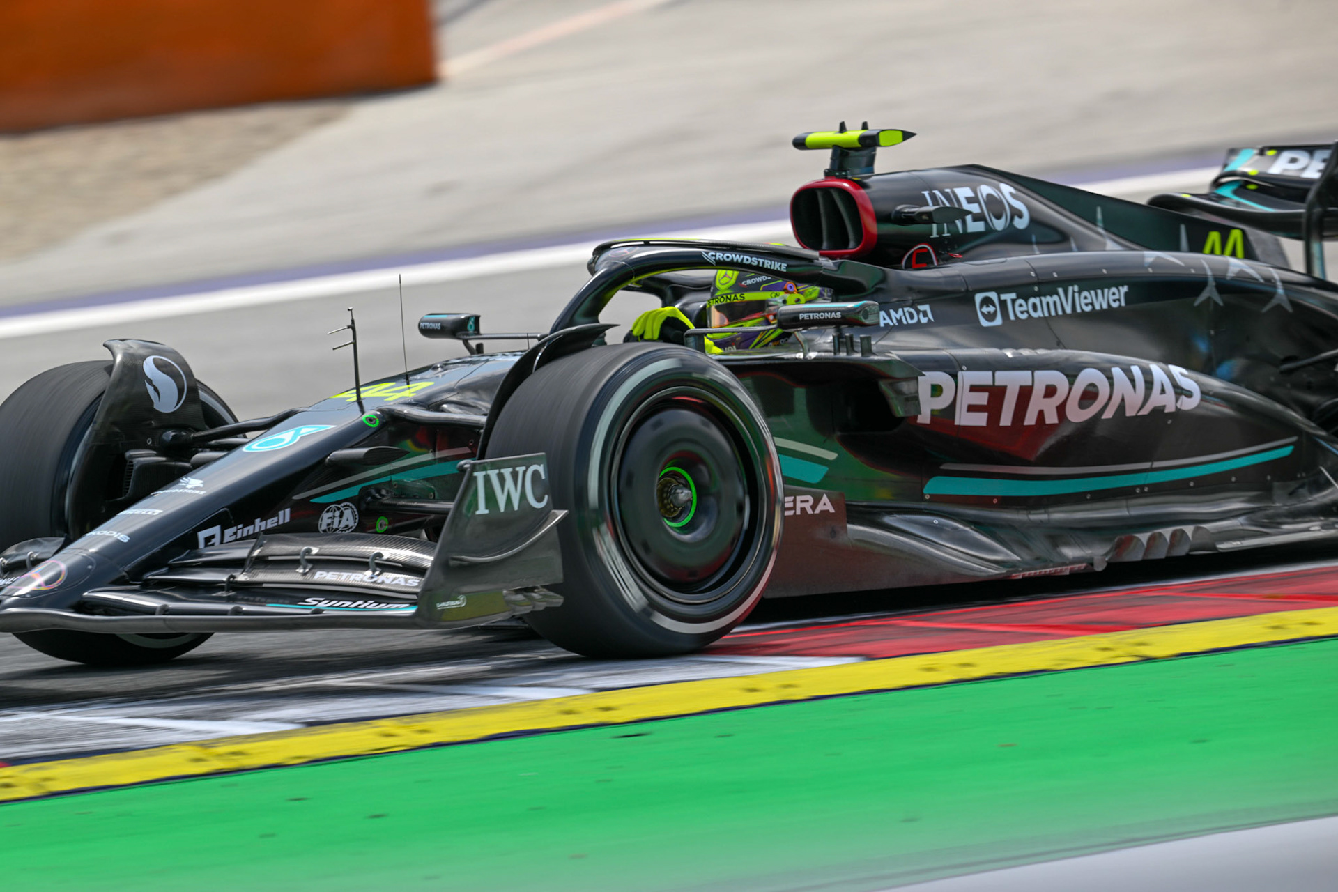 Lewis Hamilton (GBR) Mercedes AMG F1 Team; Formel 1 GP Austria / Österreich. Freitag, 30.06.2023