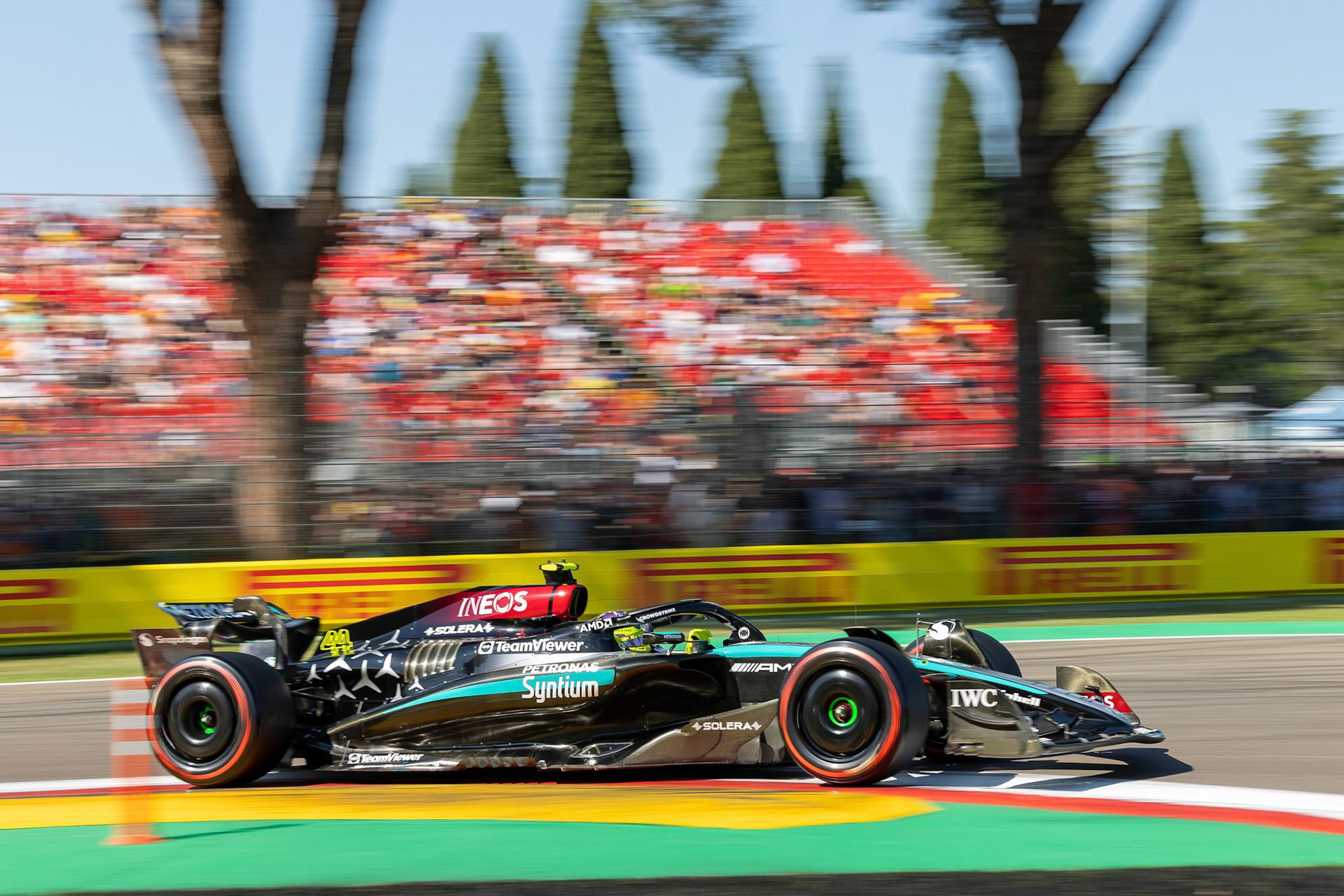 Lewis Hamilton #44, Mercedes-AMG Petronas F1 Team; F1 GP Imola / Italien Samstag, 18.05.2024