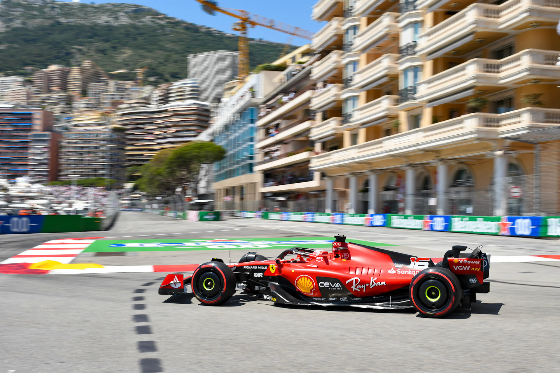 Charles Leclerc (MCO) Scuderia Ferrari; Formel 1 GP Monaco. Samstag 27.05.2023