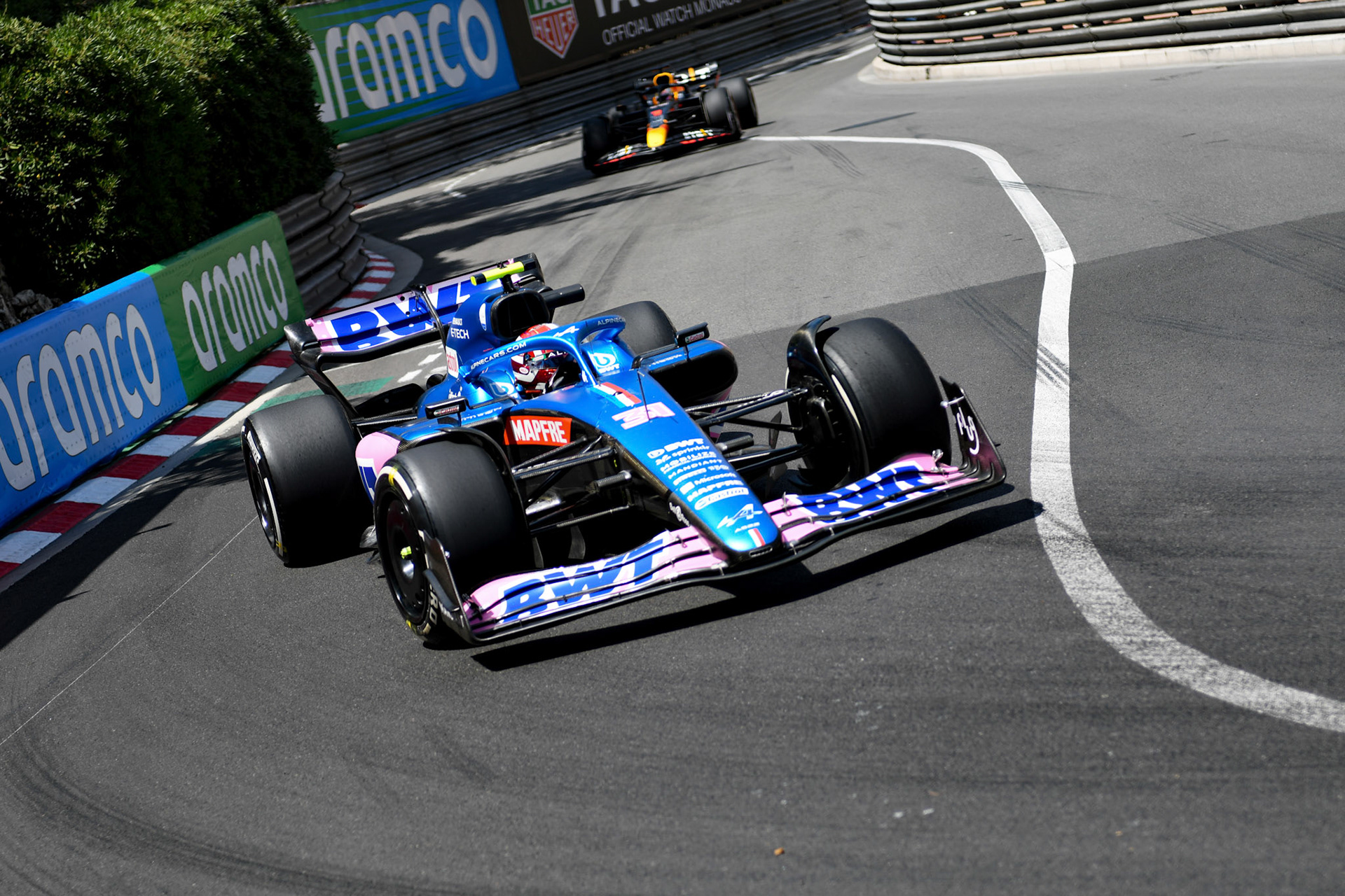 Esteban Ocon (FRA) Alpine F1 Team; Formel 1 Monaco am 27.05.2022