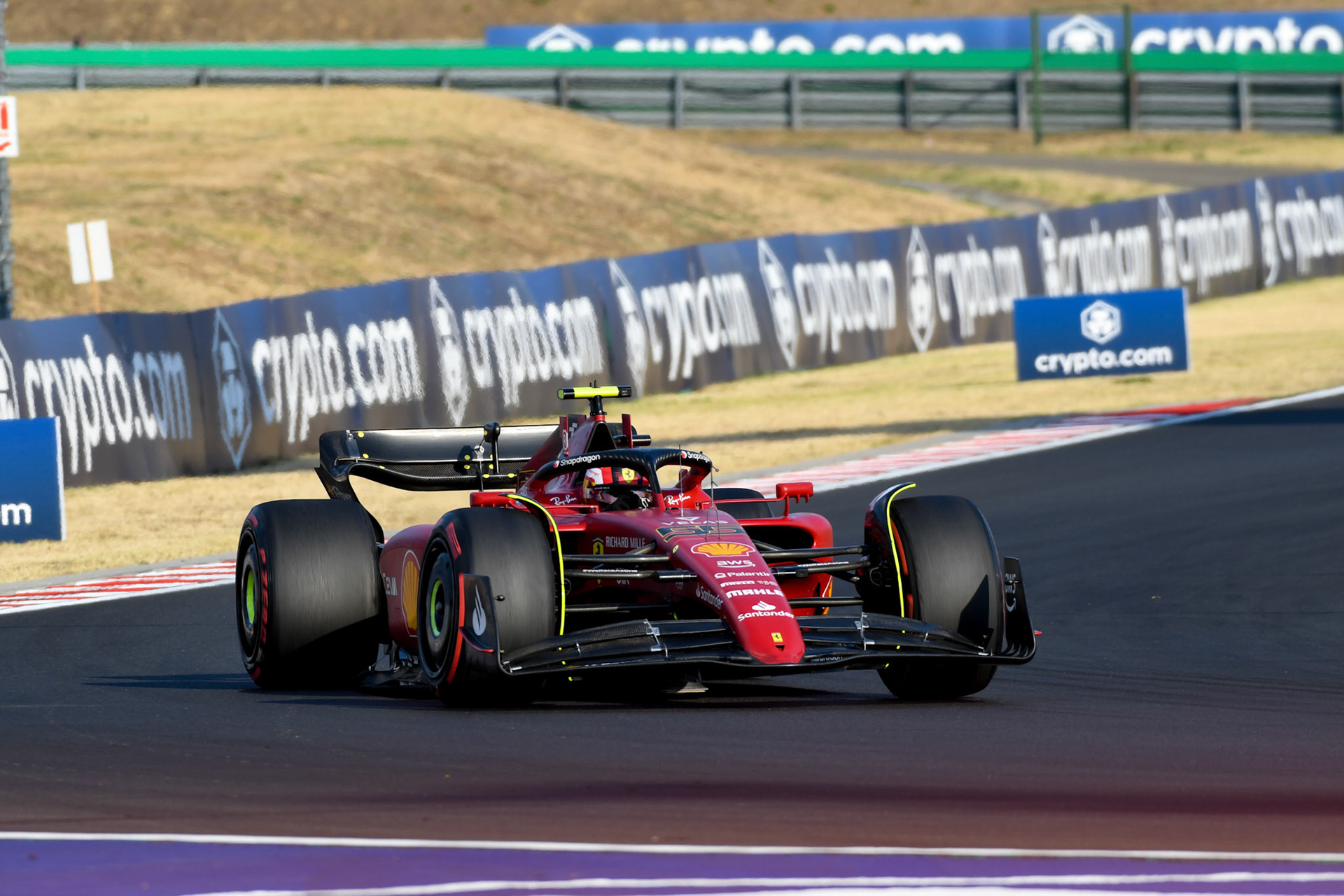 Carlos Sainz (ESP) Scuderia Ferrari; Formel 1 Ungarn am 29.07.2022