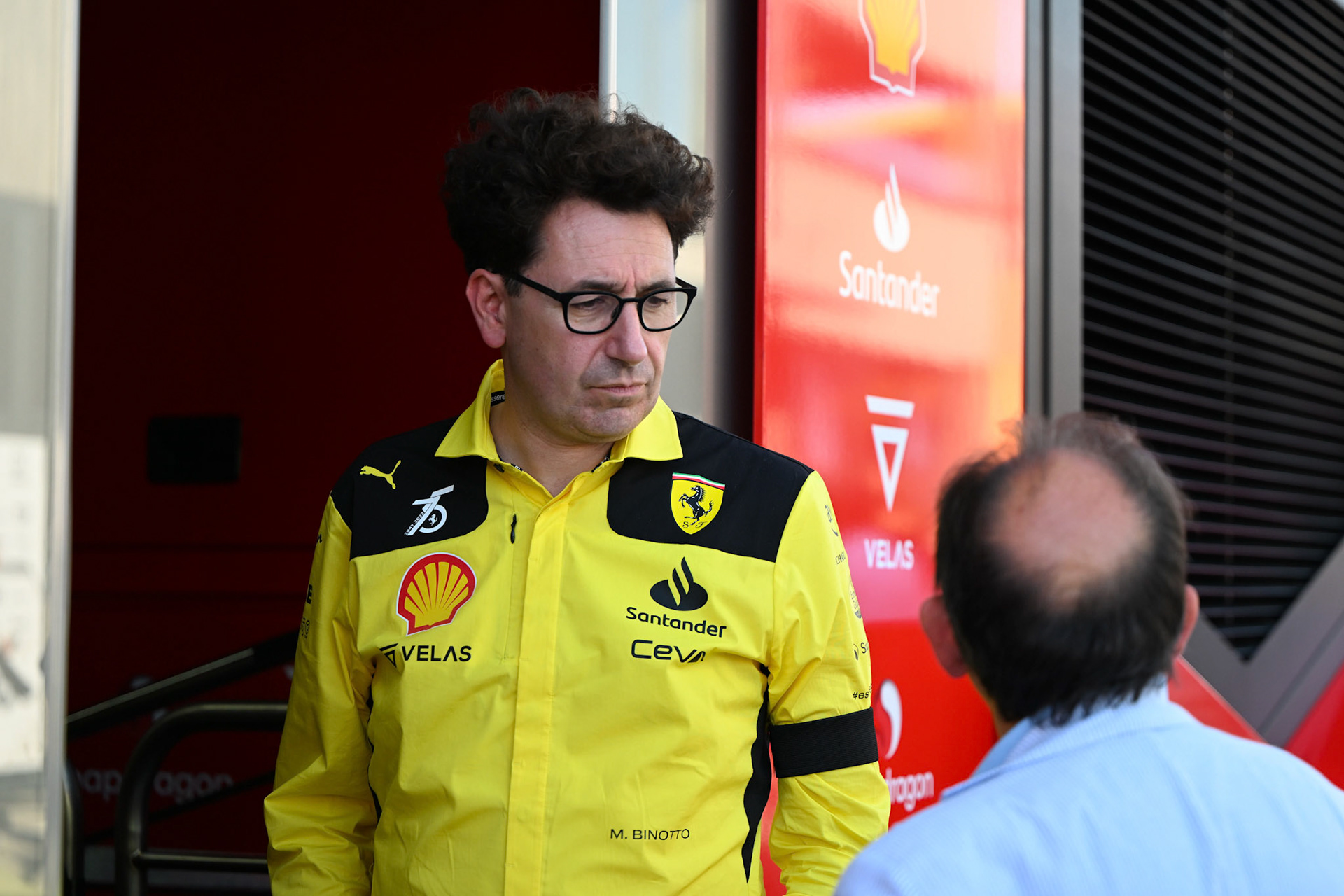 Mattia Binotto Scuderia Ferrari; Formel 1 GP Italien Monza, Sonntag, 11.09.2022