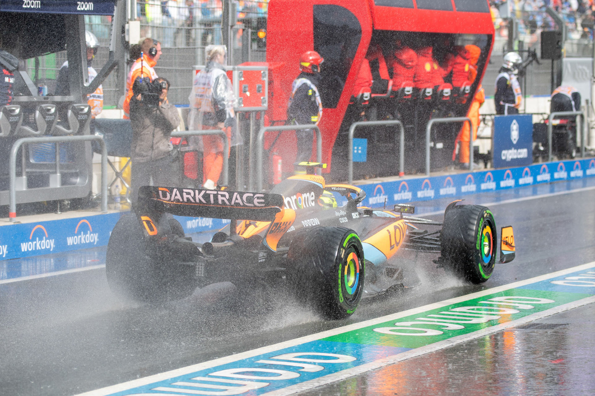 Lando Norris (GBR) McLaren F1 Team; Formel 1 GP Holland / Zandvoort. Samstag, 26.08.2023