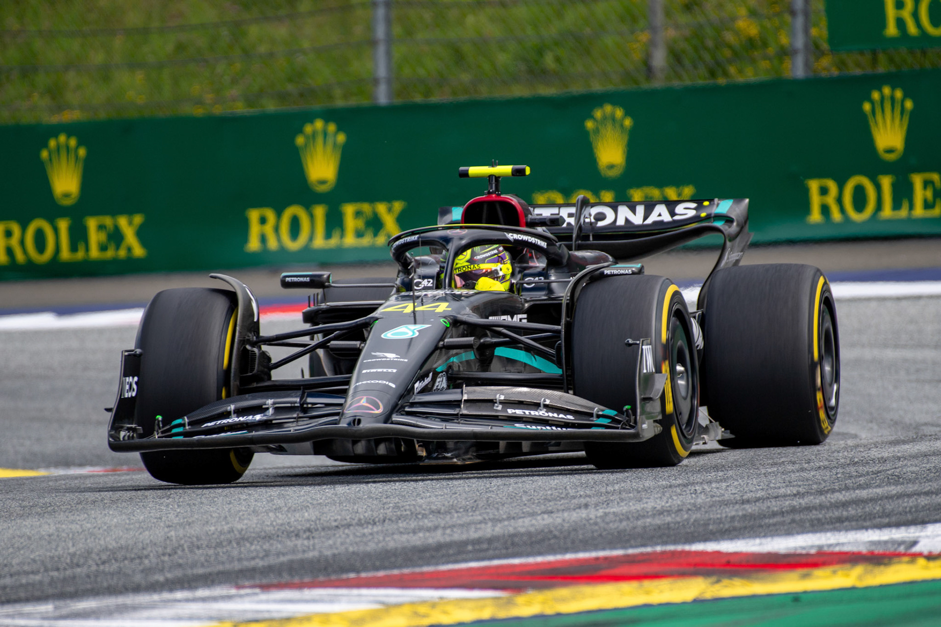 Lewis Hamilton (GBR) Mercedes AMG F1 Team; Formel 1 GP Austria / Österreich. Sonntag, 02.07.2023